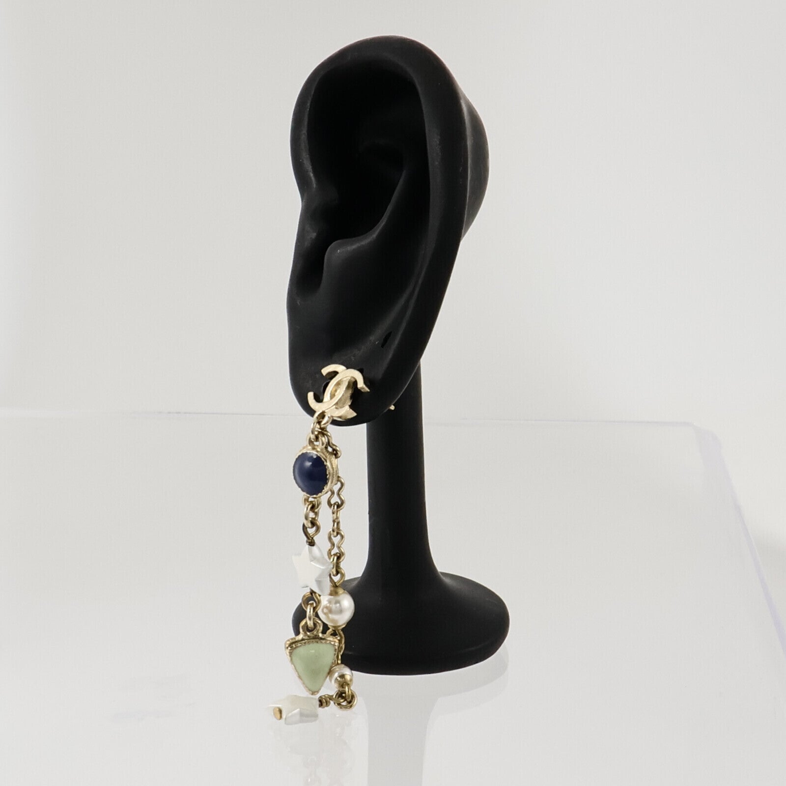 CHANEL 金屬/PVC Earrings耳環