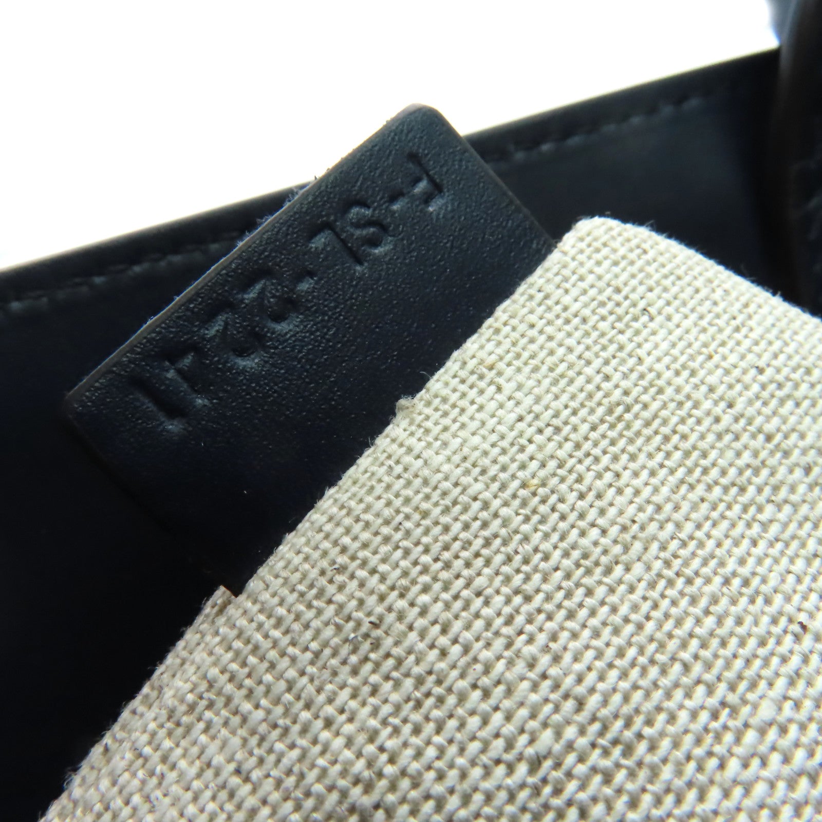 CELINE 【激減優惠】帆布/牛皮皮革Horizontal Cabas Tote 2Way Shoulder Bag手挽肩背兩用袋杏色/寶藍色