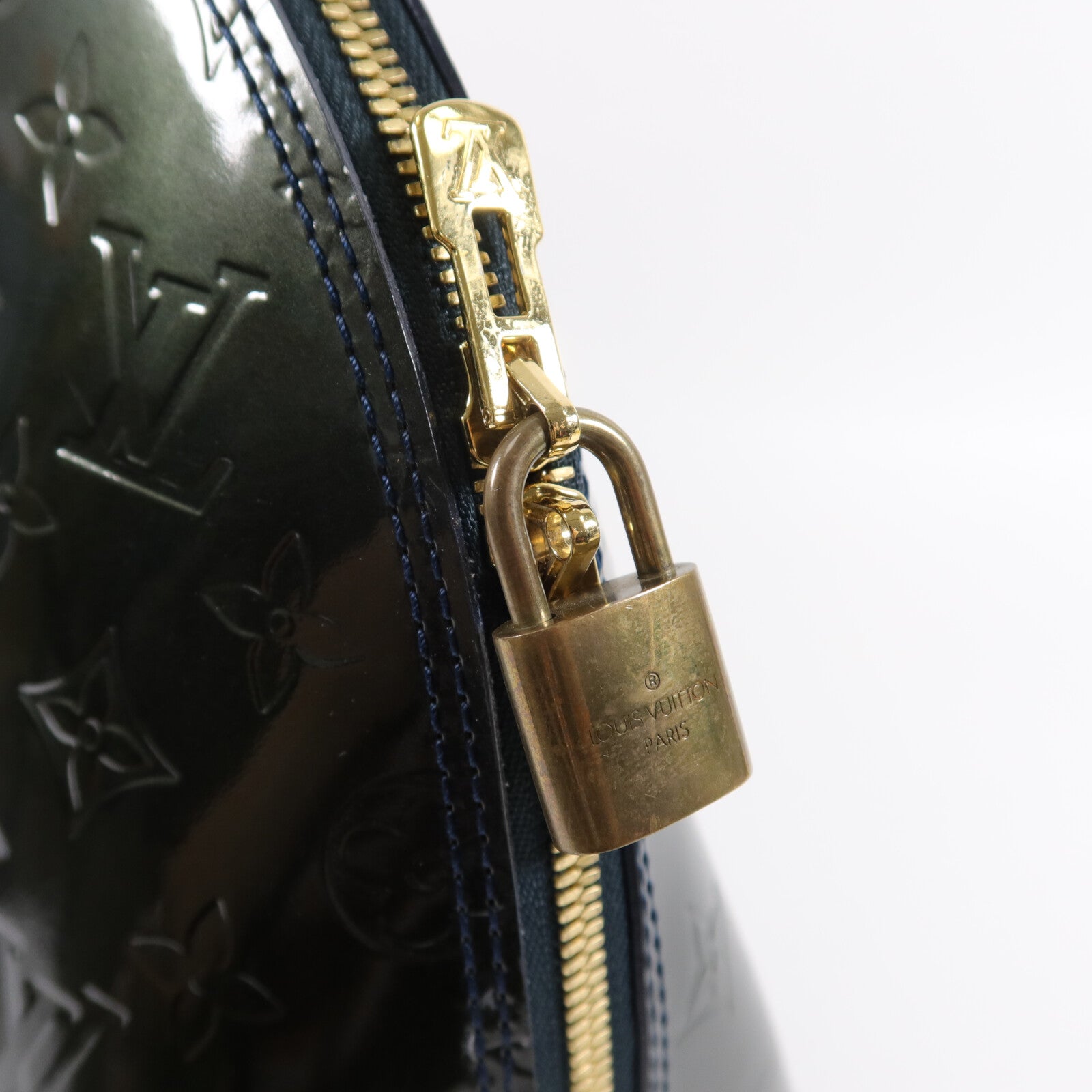 LOUIS VUITTON Monogram Vernis Alma GM手挽袋