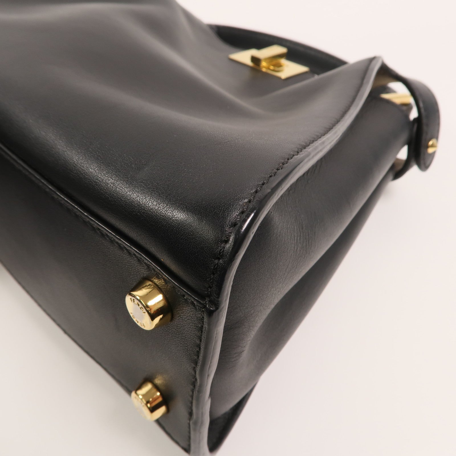 FENDI 牛皮皮革Peekaboo Small手挽肩背兩用袋