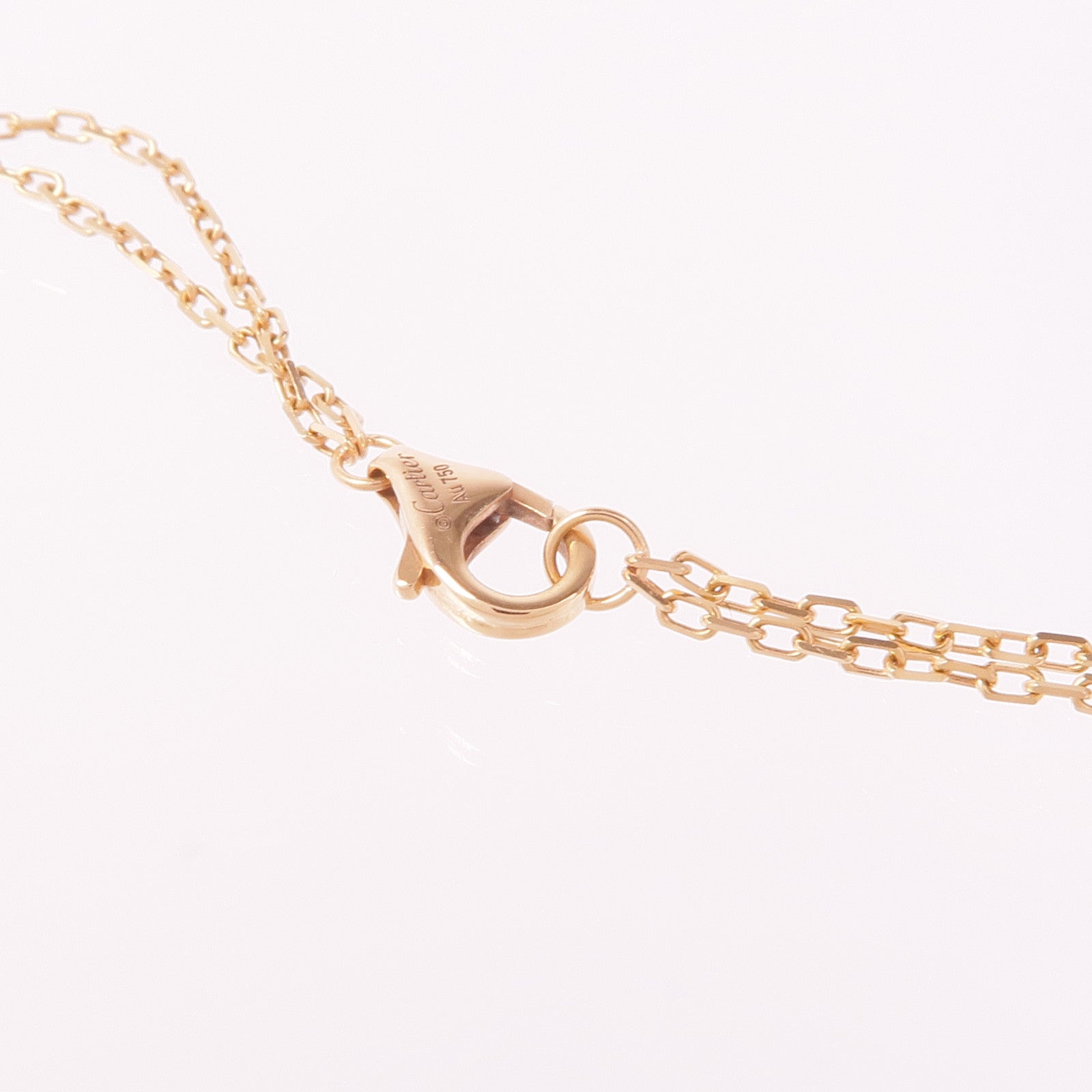 CARTIER 18K玫瑰金Diamond Necklace鑽石項鍊