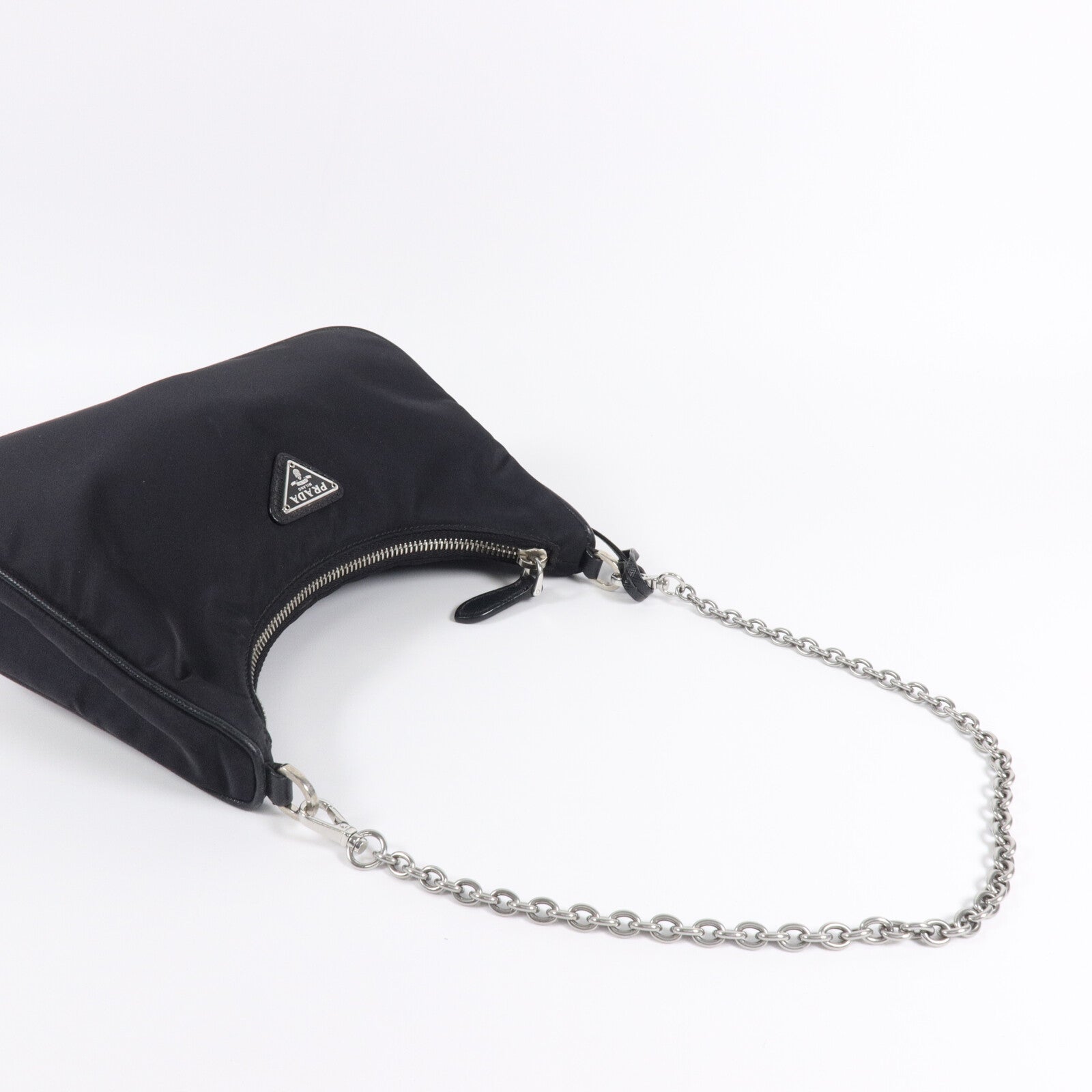PRADA 尼龍Mini Hobo Re-Edition 2005手挽肩背兩用袋