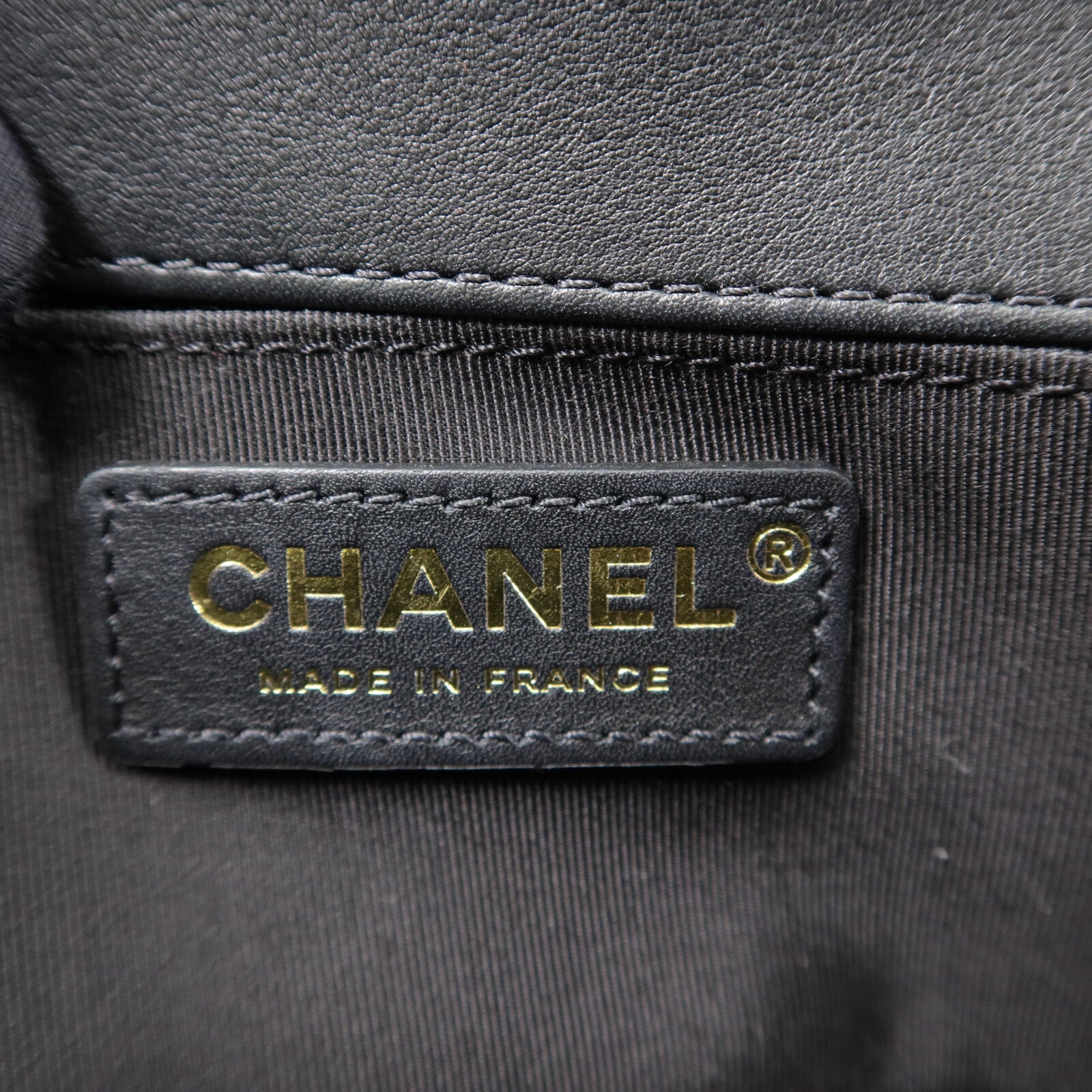 CHANEL 羊皮皮革Boy 20鏈帶手挽肩背兩用袋