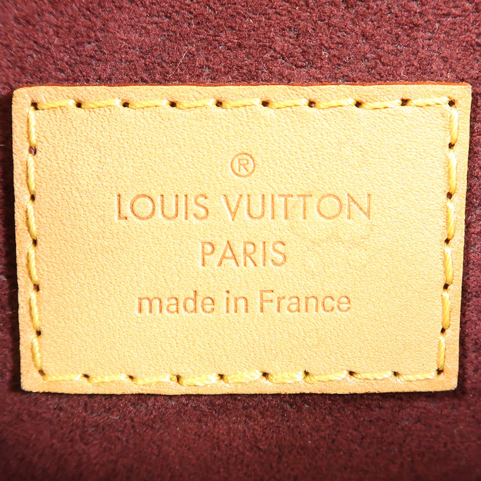 LOUIS VUITTON Monogram Montaigne BB金扣手挽肩背兩用袋棕色