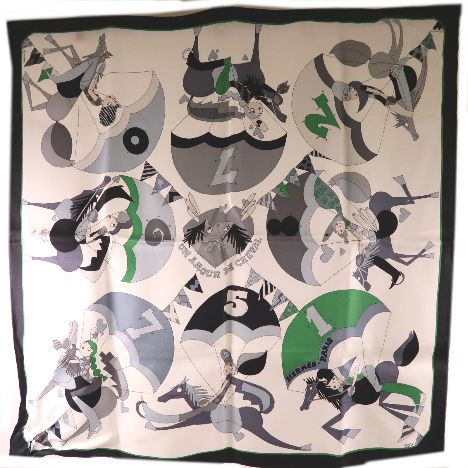 HERMES 絲質Scarf 70X70絲巾