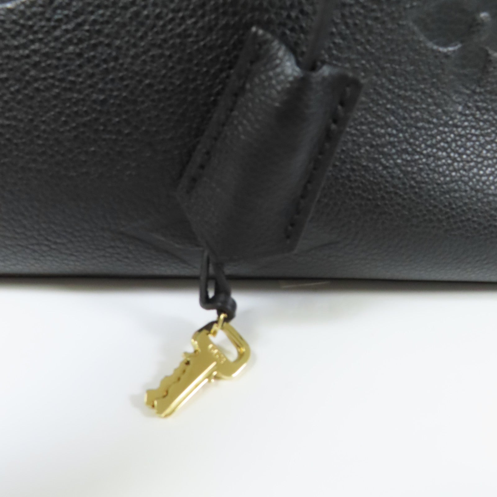 LOUIS VUITTON Monogram Empreinte Petit Palais金扣手挽肩背兩用袋