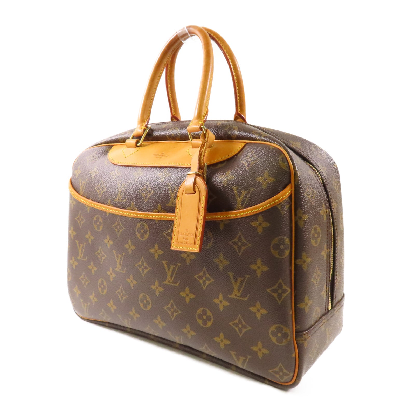 LOUIS VUITTON 【激減優惠】Monogram Deauville金扣手挽袋