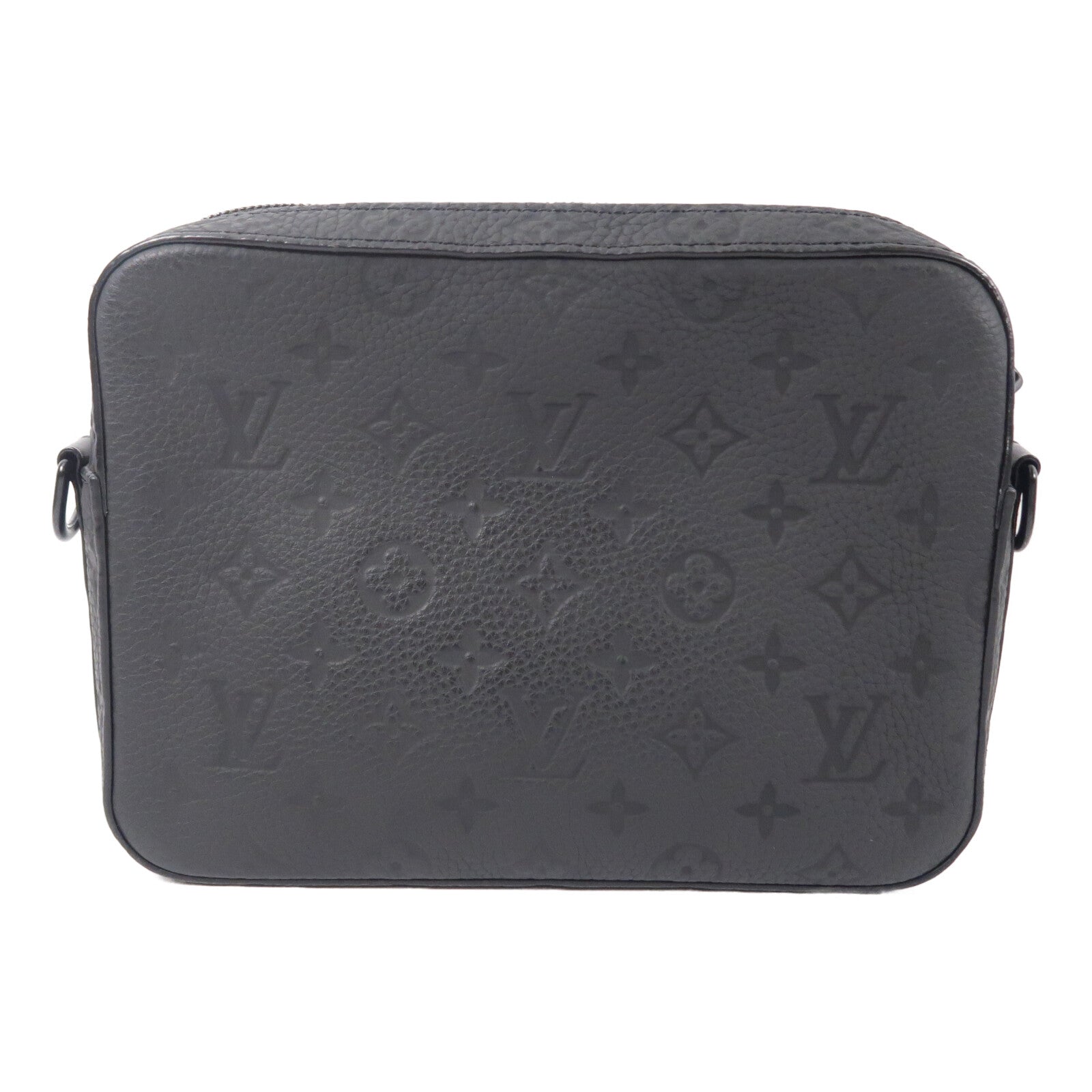 LOUIS VUITTON Monogram Taurillon Steamer Messenger肩背袋