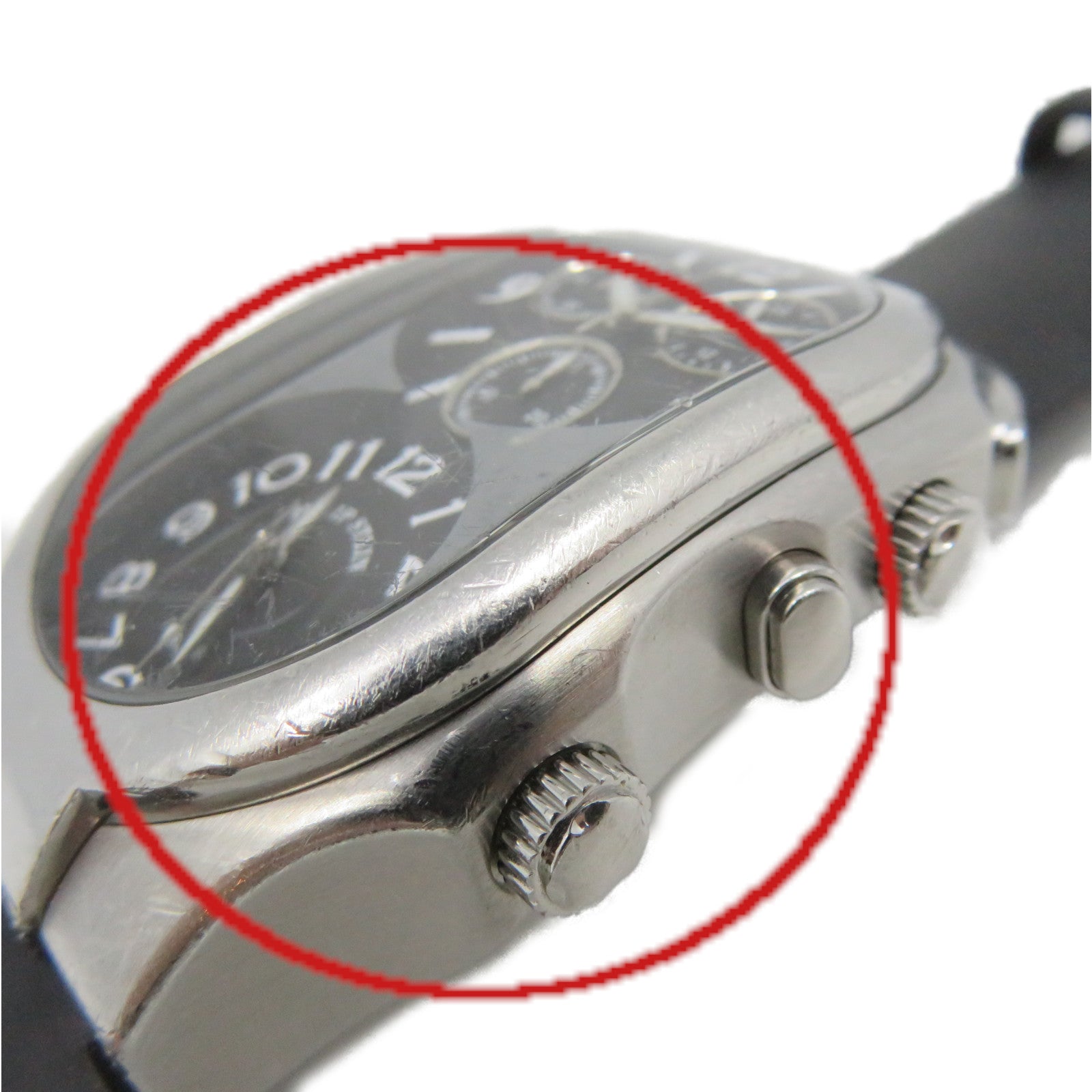 SELECTION 【激減優惠】Philip Stein Teslar不鏽鋼/橡根帶Watch石英機芯手錶黑色/銀色