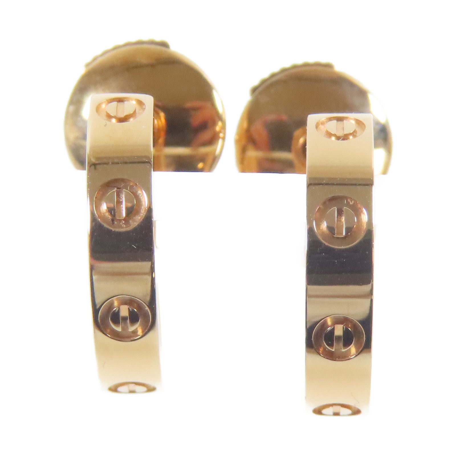 CARTIER 18K玫瑰金Love Earrings耳環