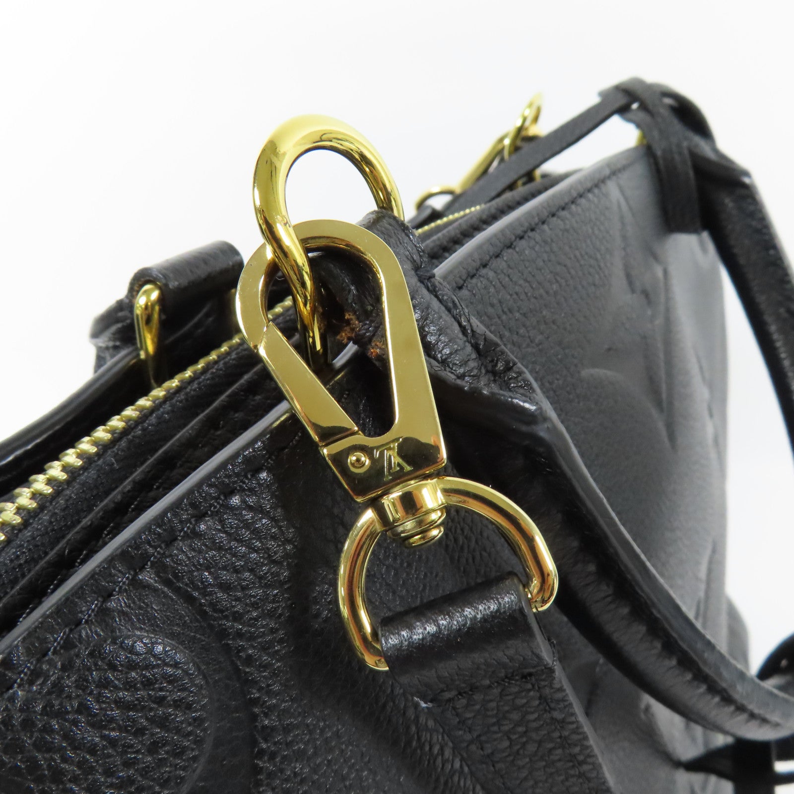 LOUIS VUITTON Monogram Empreinte Petit Palais金扣手挽肩背兩用袋
