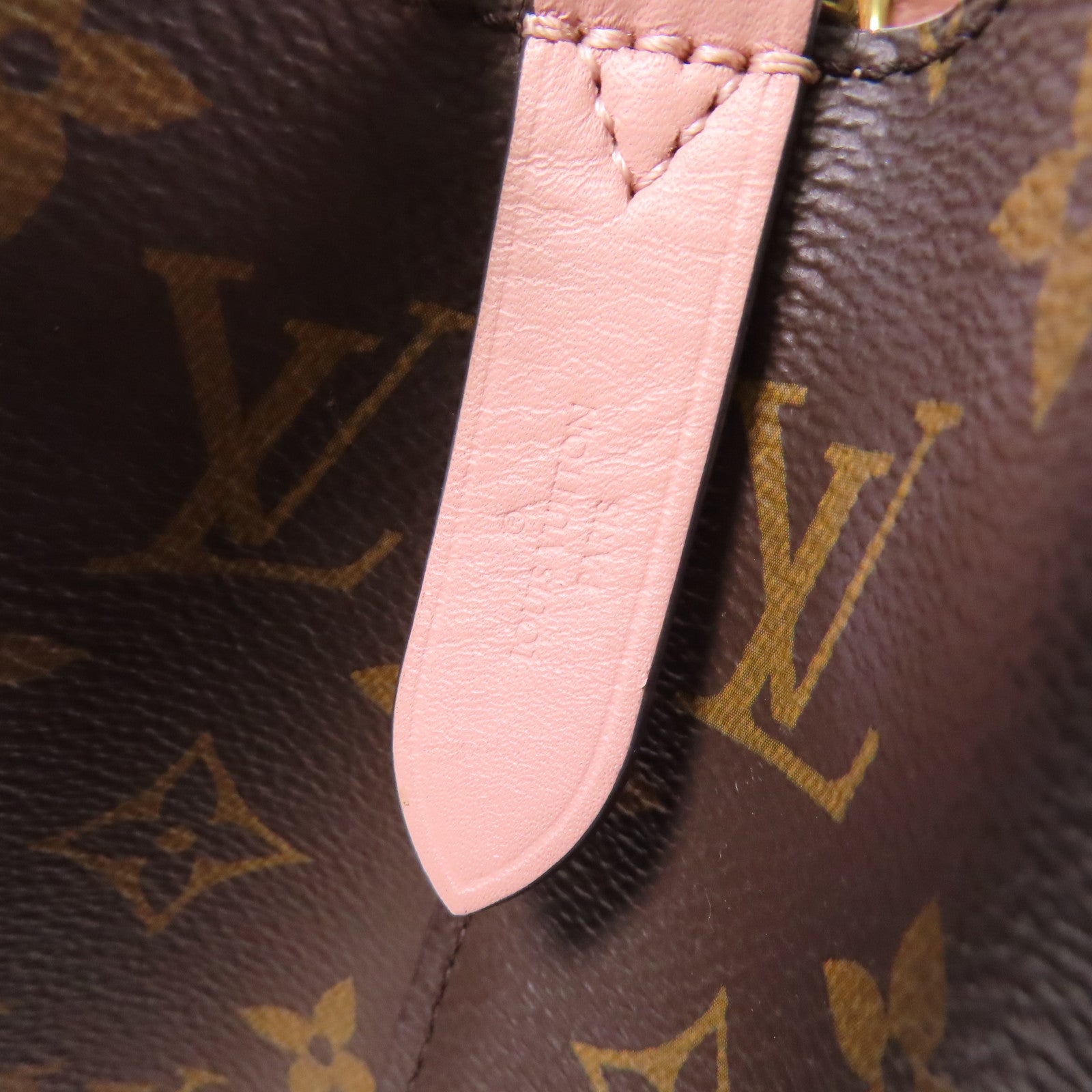 LOUIS VUITTON Monogram Neo Noe金扣肩背袋棕色/粉紅色