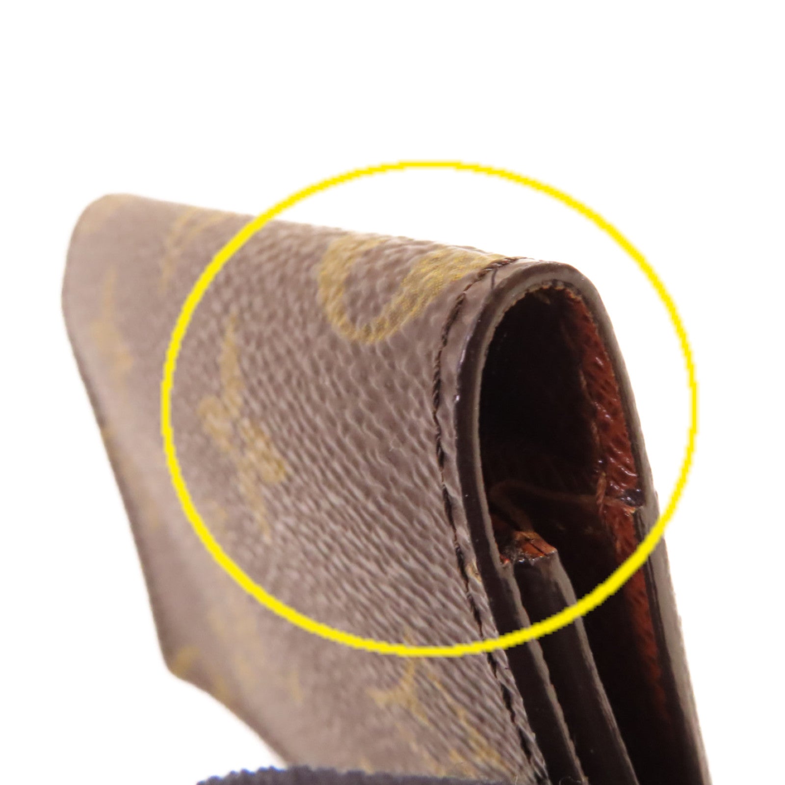 LOUIS VUITTON Monogram Enveloppe Carte de Visite Card Case卡片套啡色