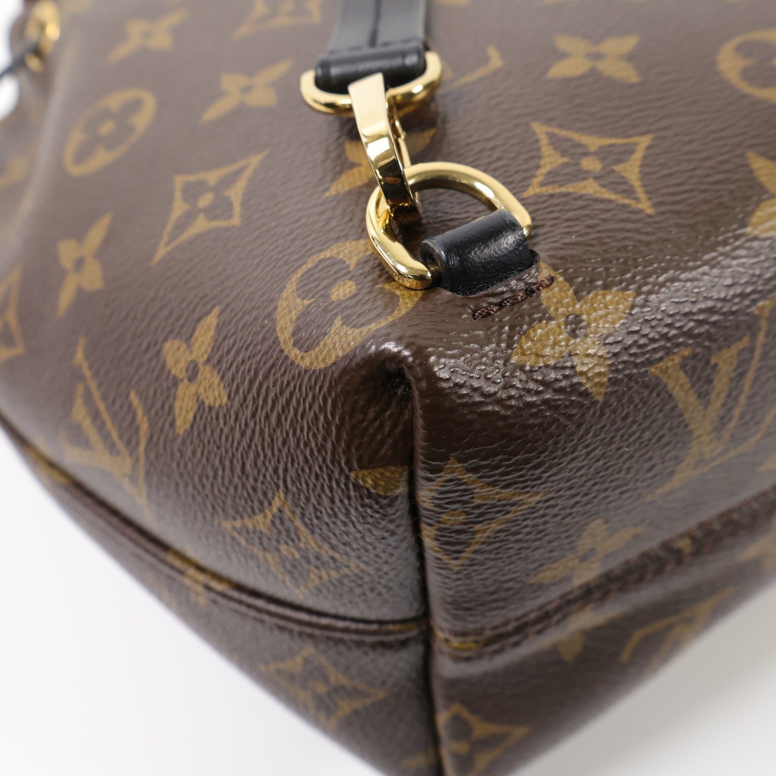 LOUIS VUITTON Monogram Montsouris BB金扣背包