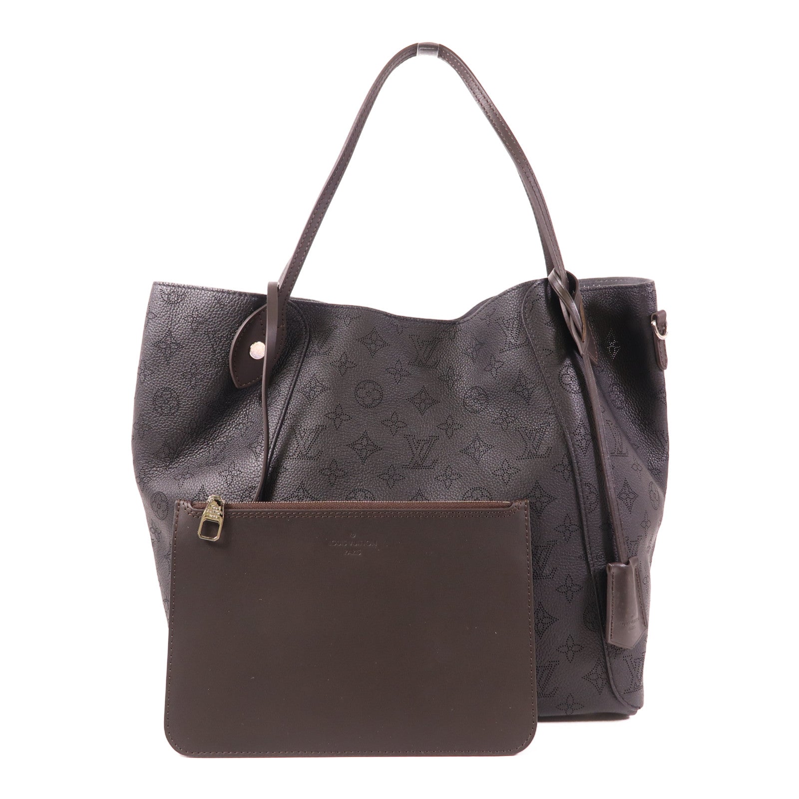 LOUIS VUITTON Monogram Mahina Hina MM銀扣肩背袋