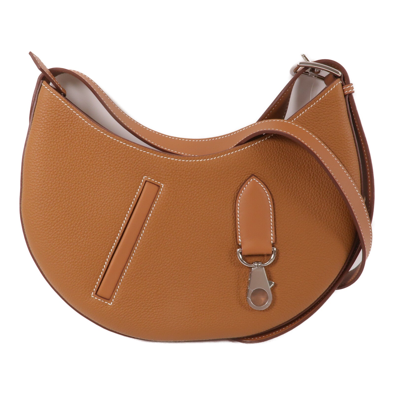 HERMES Togo皮革Arcon Slim肩背袋Gold