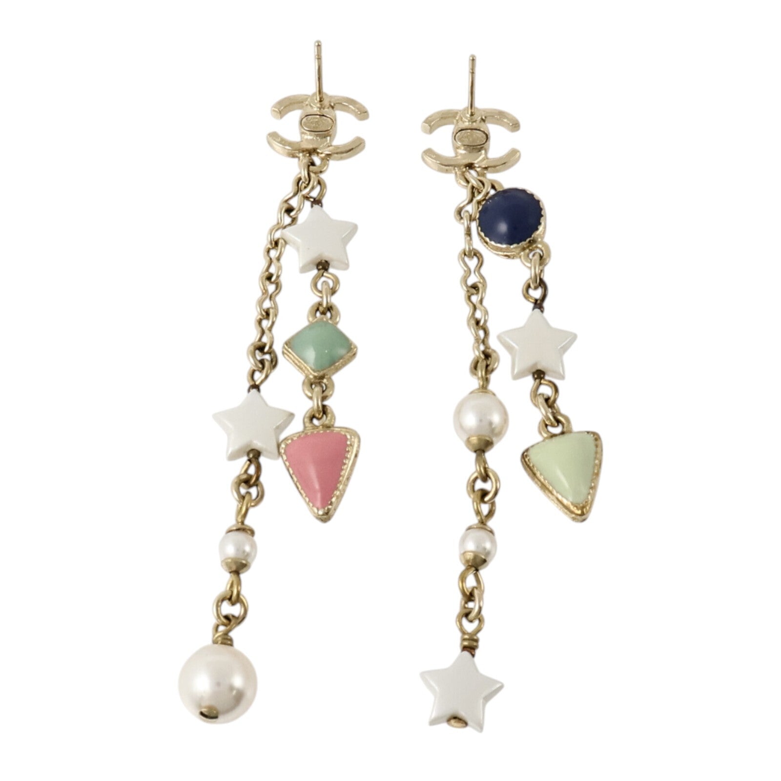 CHANEL 金屬/PVC Earrings耳環