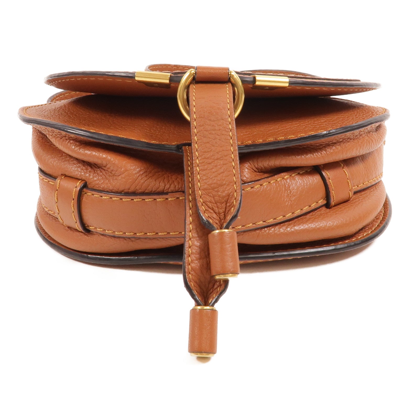 Chloe 牛皮皮革Marcie Small Saddle肩背袋