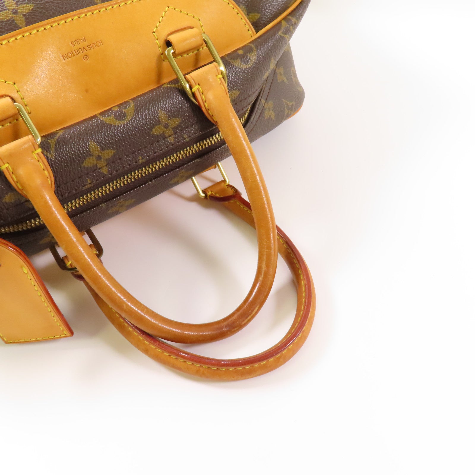 LOUIS VUITTON 【激減優惠】Monogram Deauville金扣手挽袋