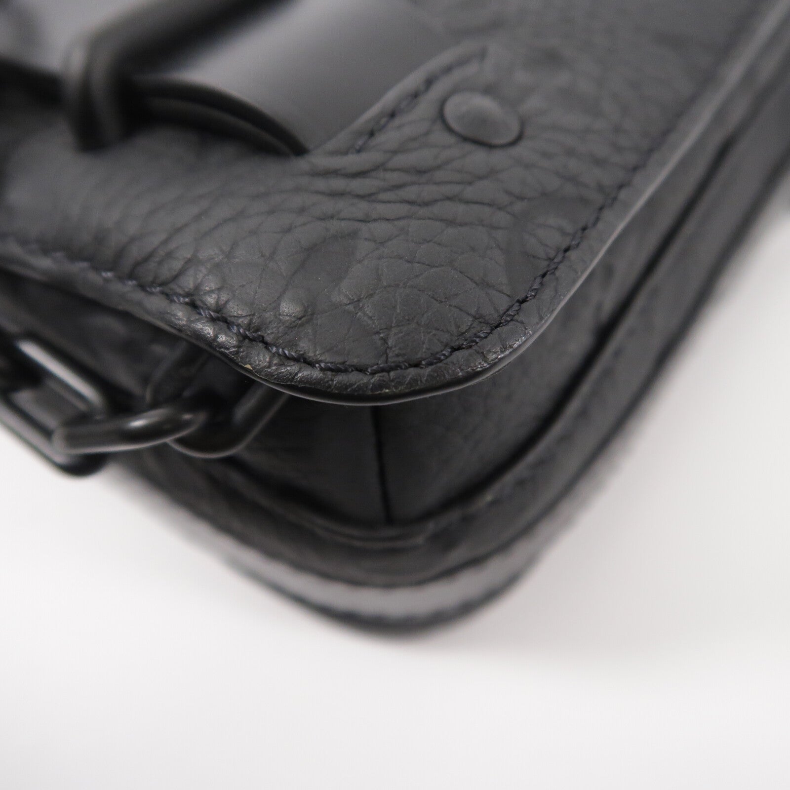 LOUIS VUITTON Monogram Taurillon Steamer Messenger肩背袋