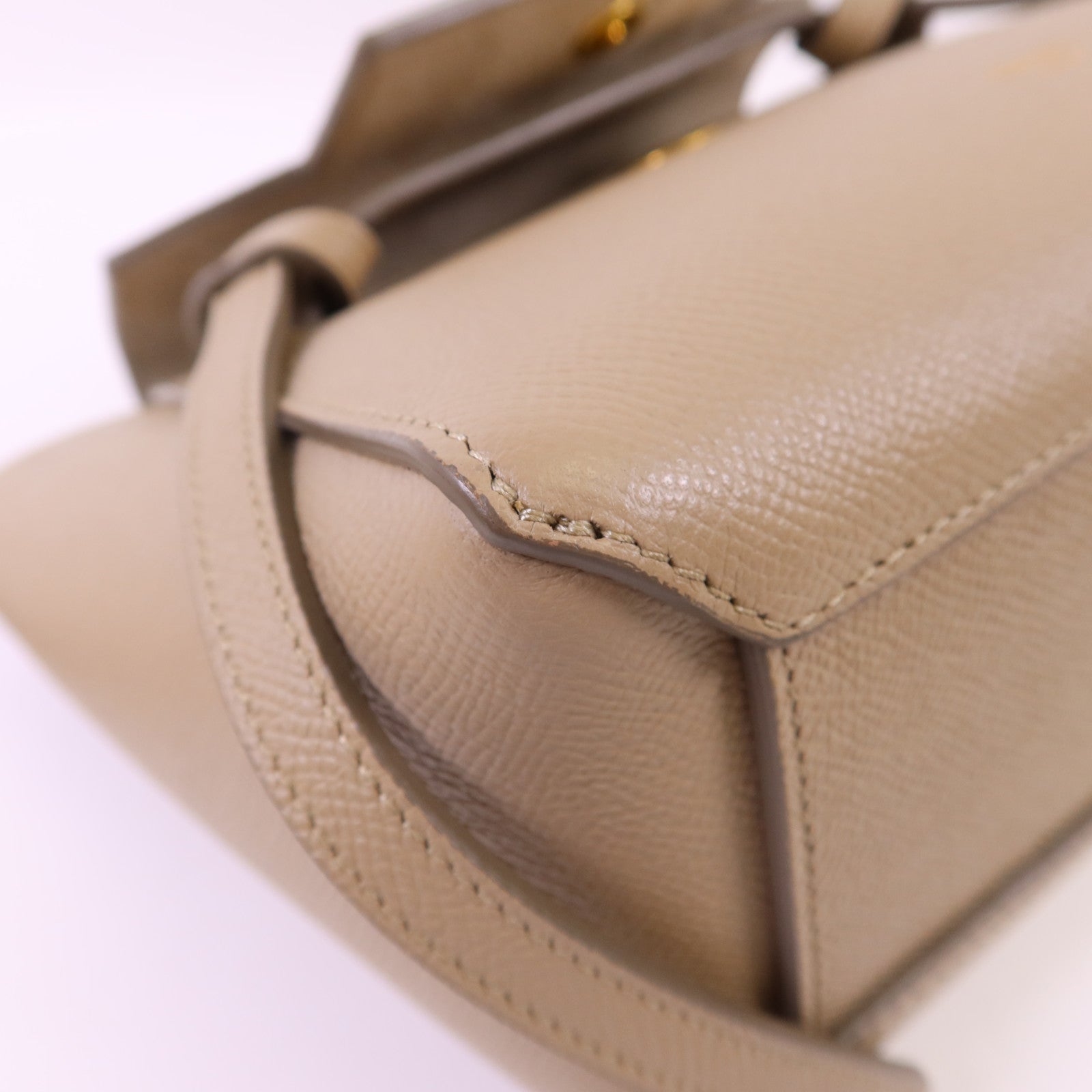 CELINE 牛皮皮革Belt Bag Nano金扣肩背袋