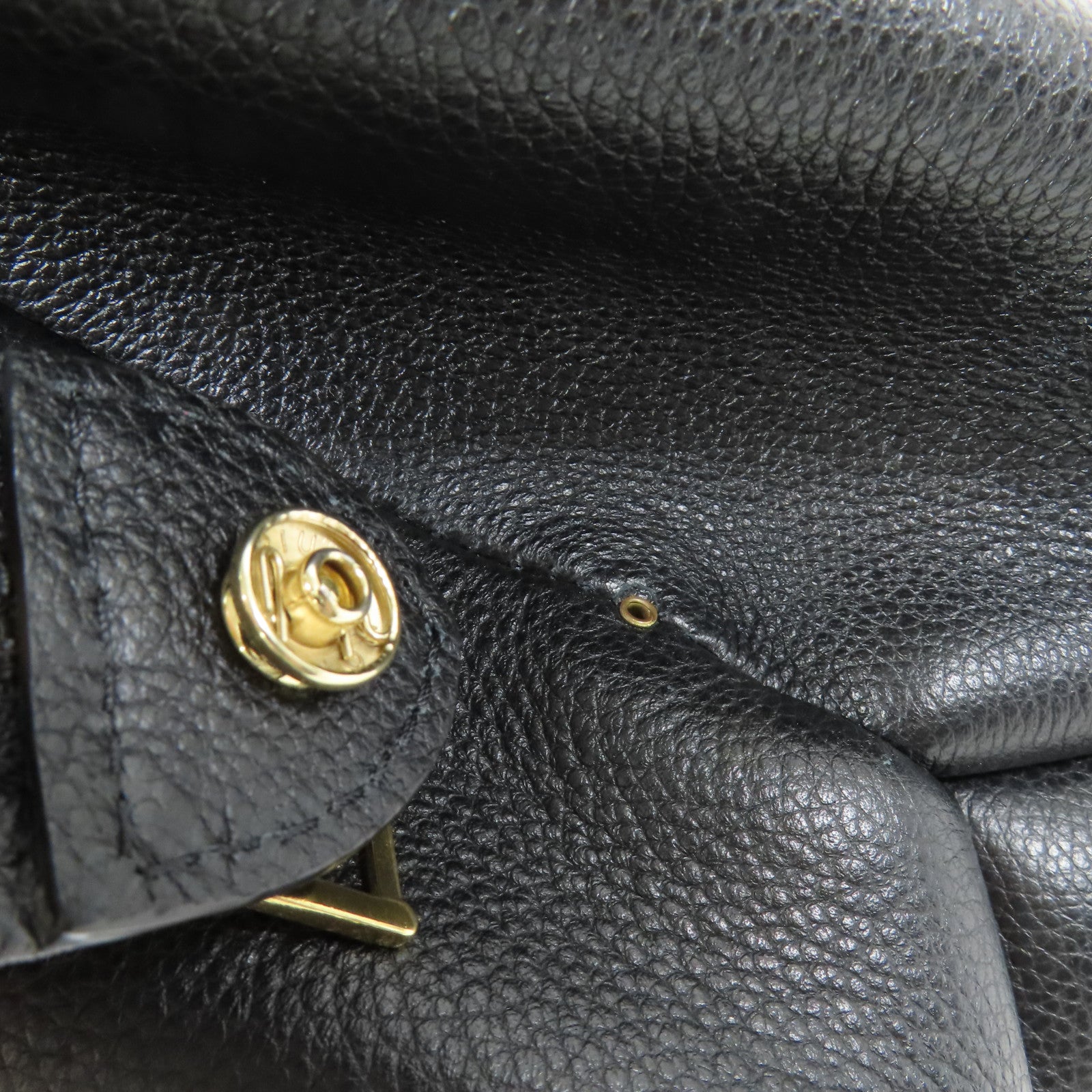 LOUIS VUITTON Monogram Empreinte Petit Palais金扣手挽肩背兩用袋