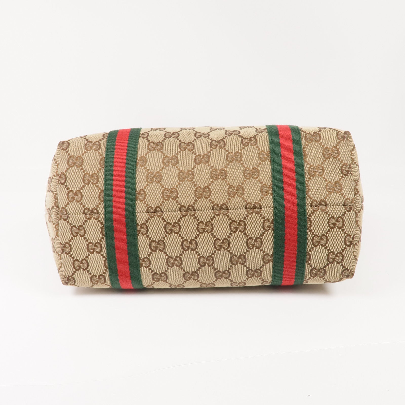 GUCCI 帆布Shoulder Tote金扣肩背袋/手挽袋