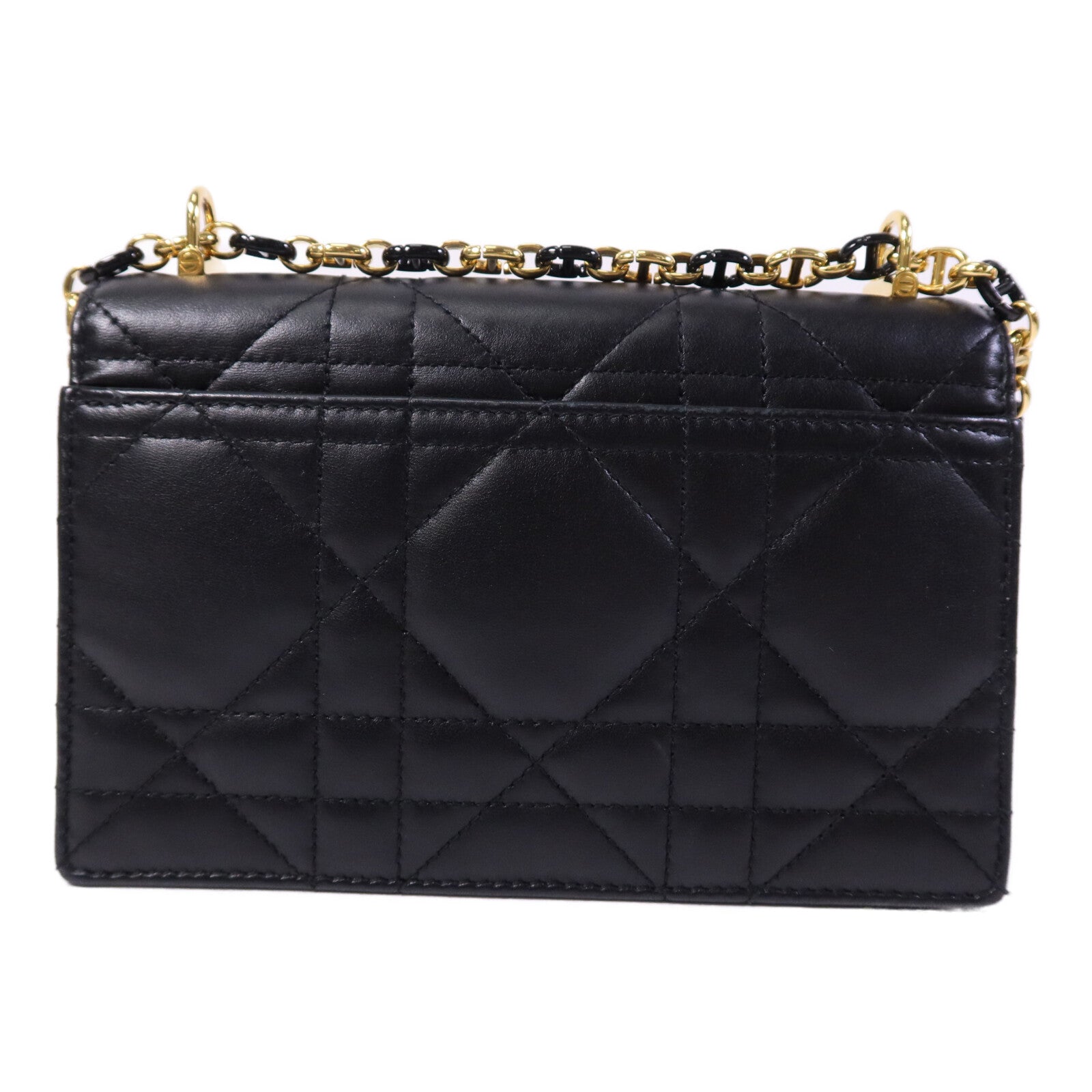 Dior 羊皮皮革Miss Caro Mini金扣鏈帶肩背袋
