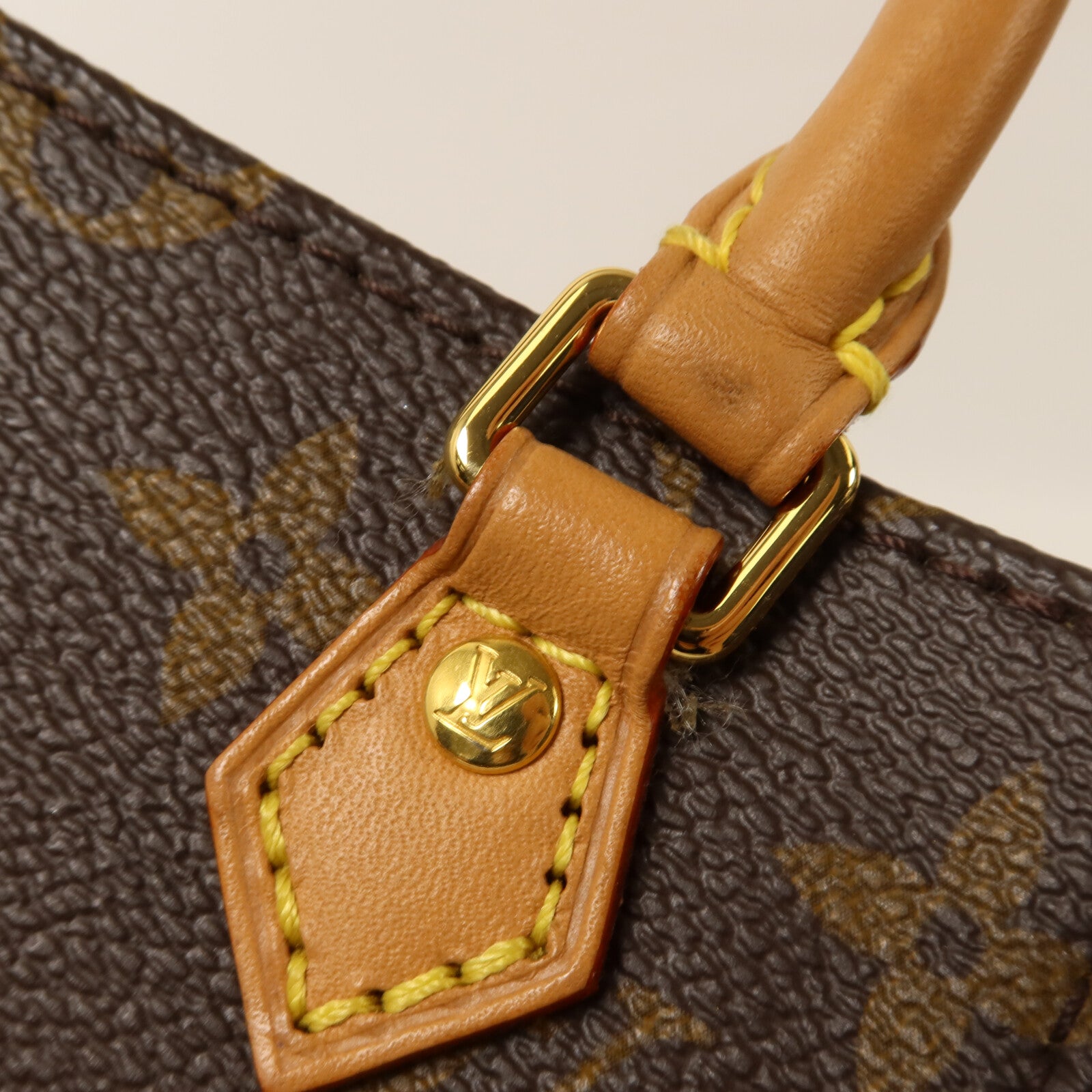 LOUIS VUITTON Monogram Petit Sac Plat手挽肩背兩用袋