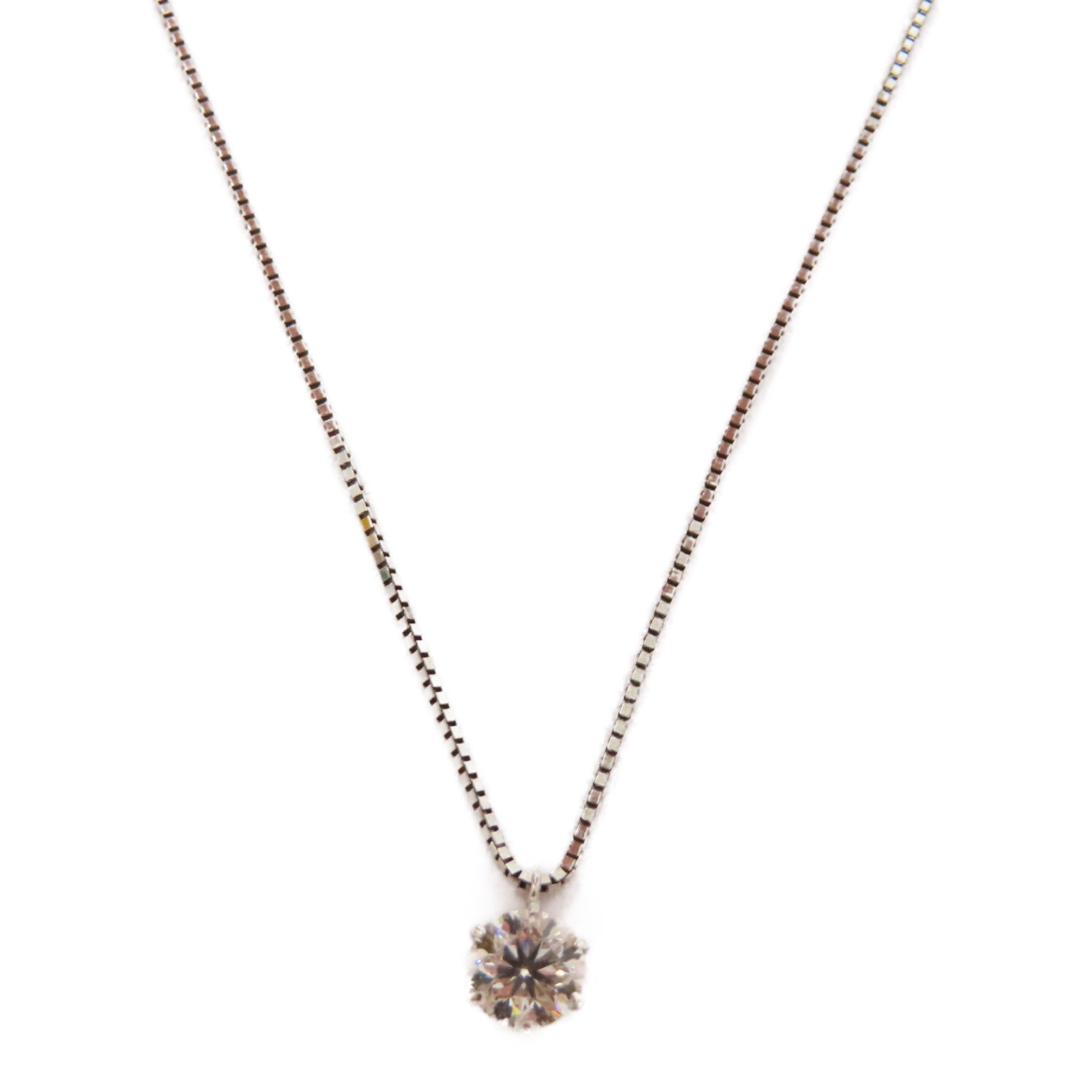 JEWELRY PT850鉑金Diamond Necklace 0.420ct鑽石項鍊