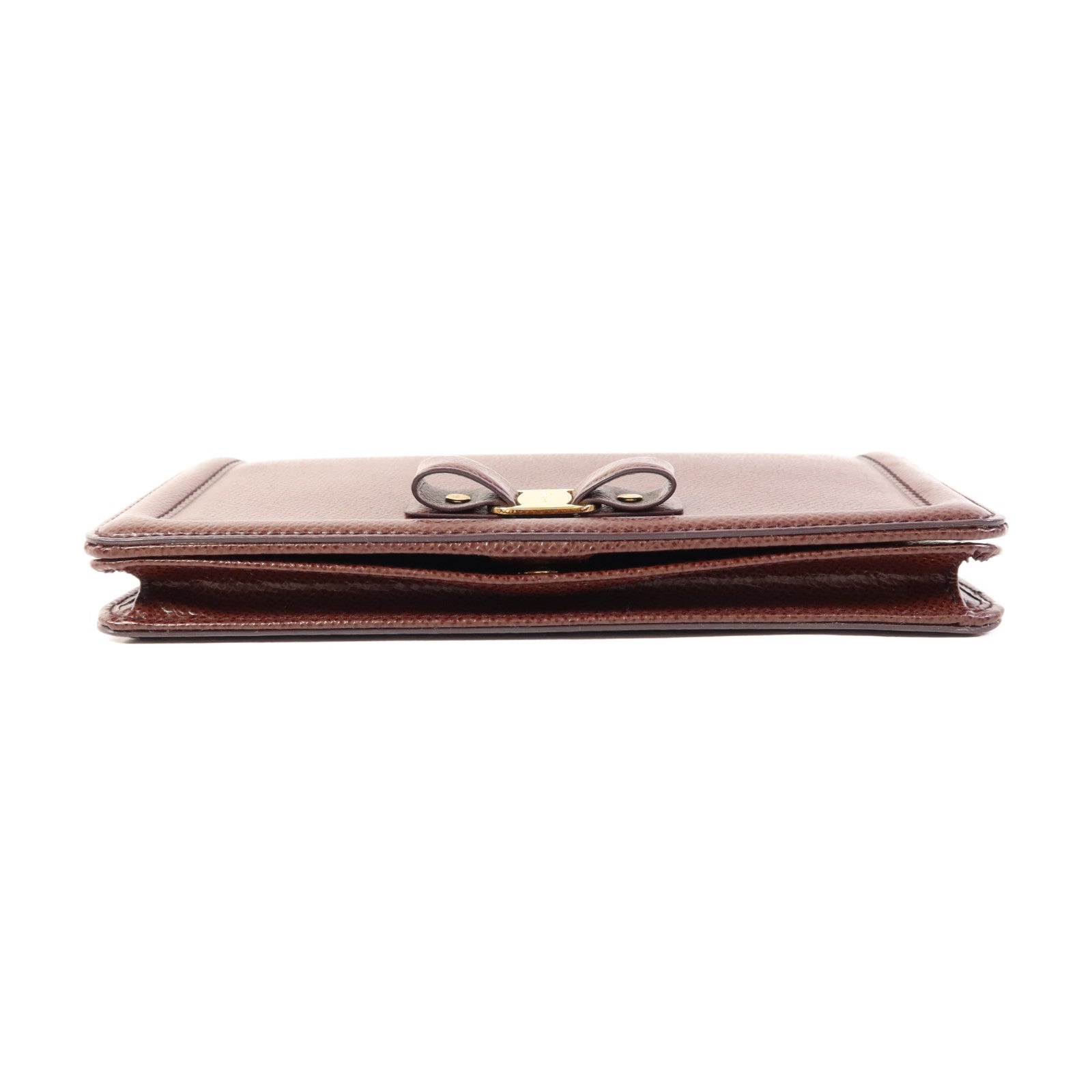 Salvatore Ferragamo 牛皮皮革Vara Wallet On Chain金扣鏈帶肩背袋