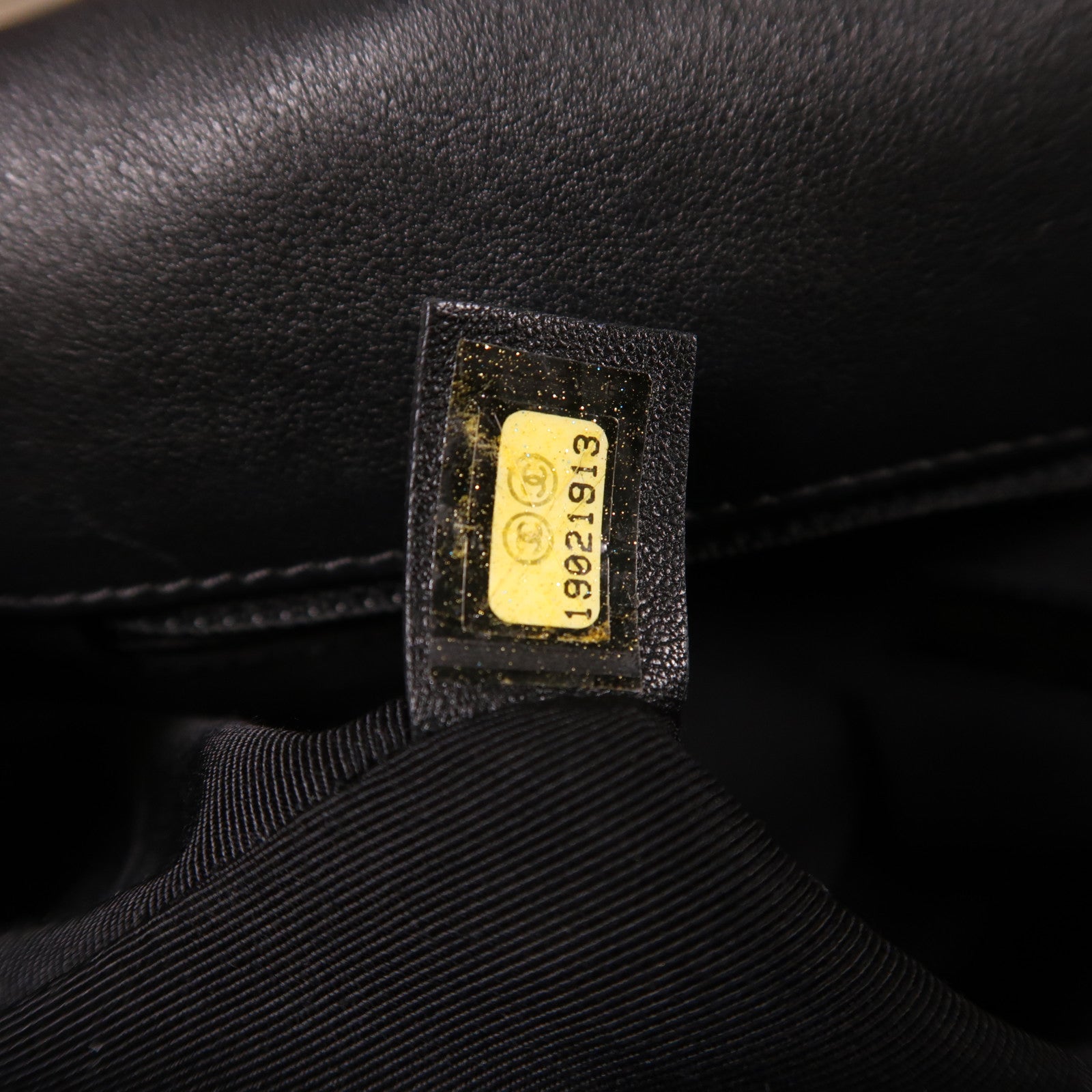 CHANEL CC GHW Chain Shoulder Bag Calfskin Leather