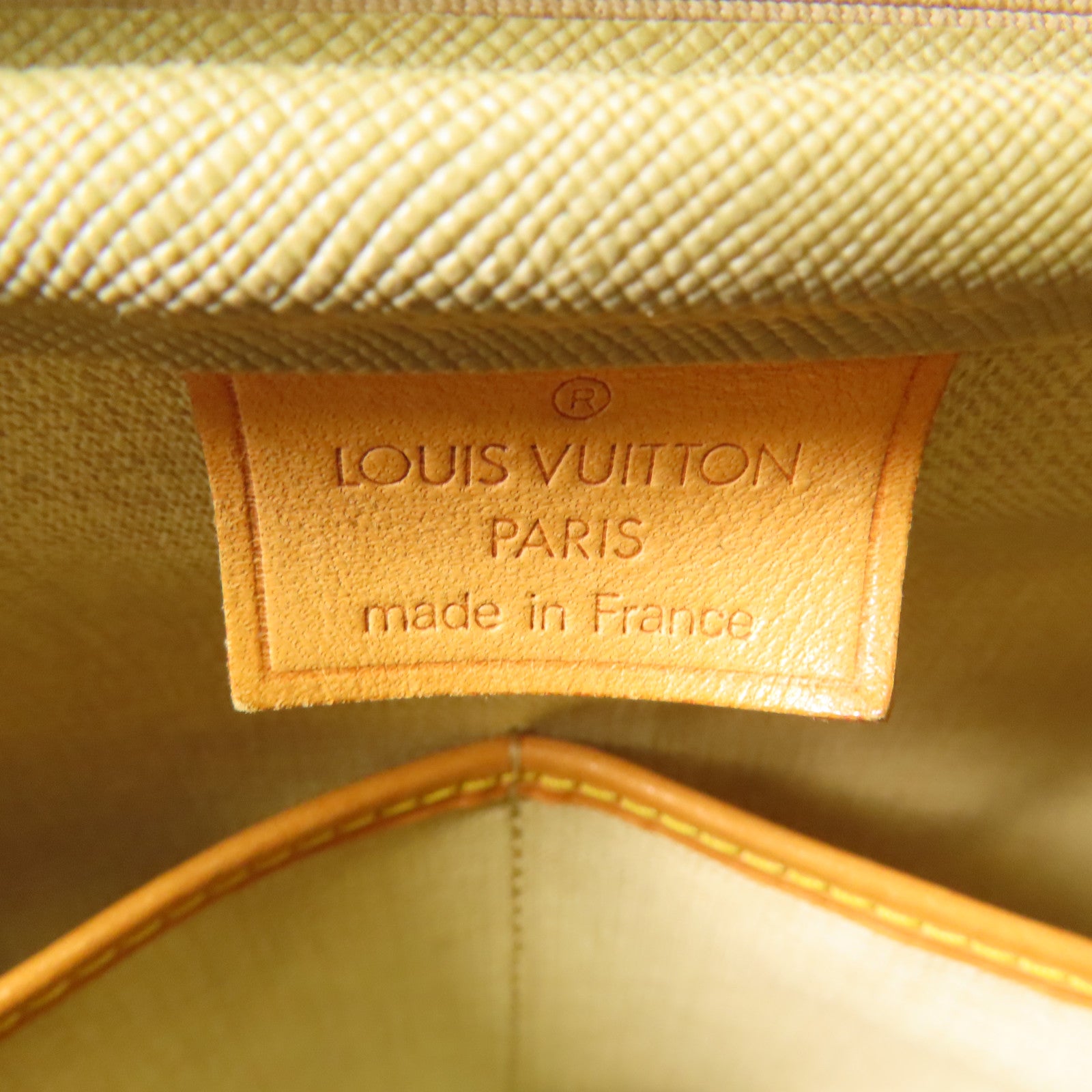 LOUIS VUITTON Monogram Deauville金扣手挽袋
