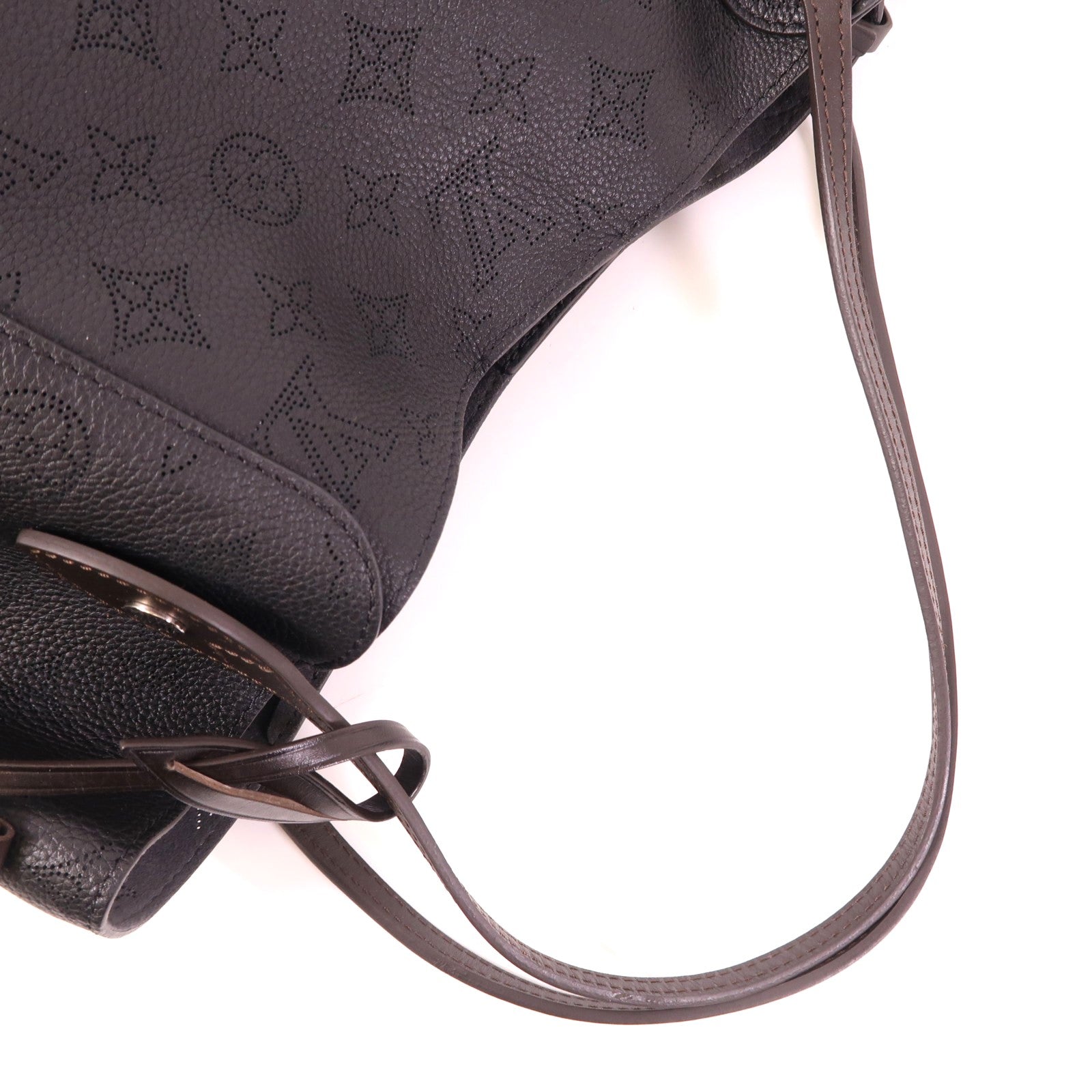 LOUIS VUITTON Monogram Mahina Hina MM銀扣肩背袋