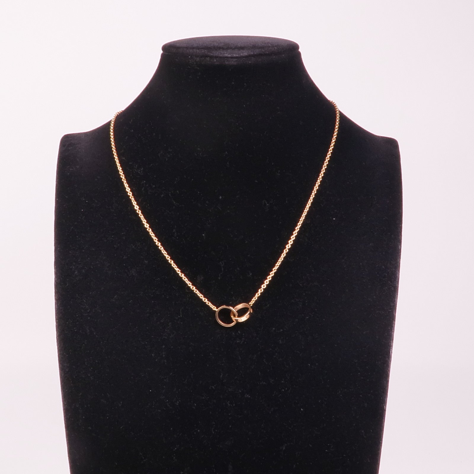 CARTIER 18K玫瑰金Love Necklace項鍊