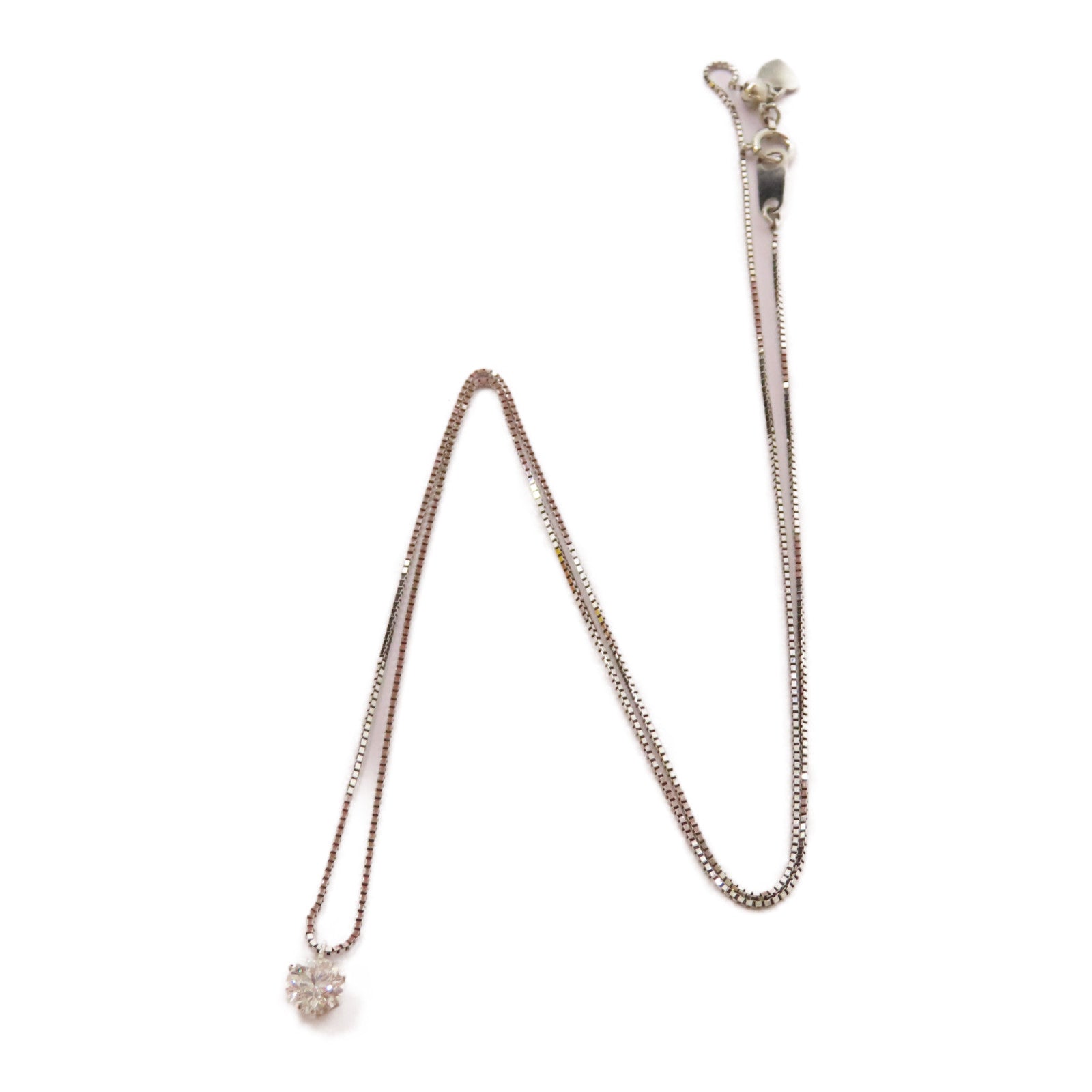 JEWELRY PT850鉑金Diamond Necklace 0.420ct鑽石項鍊