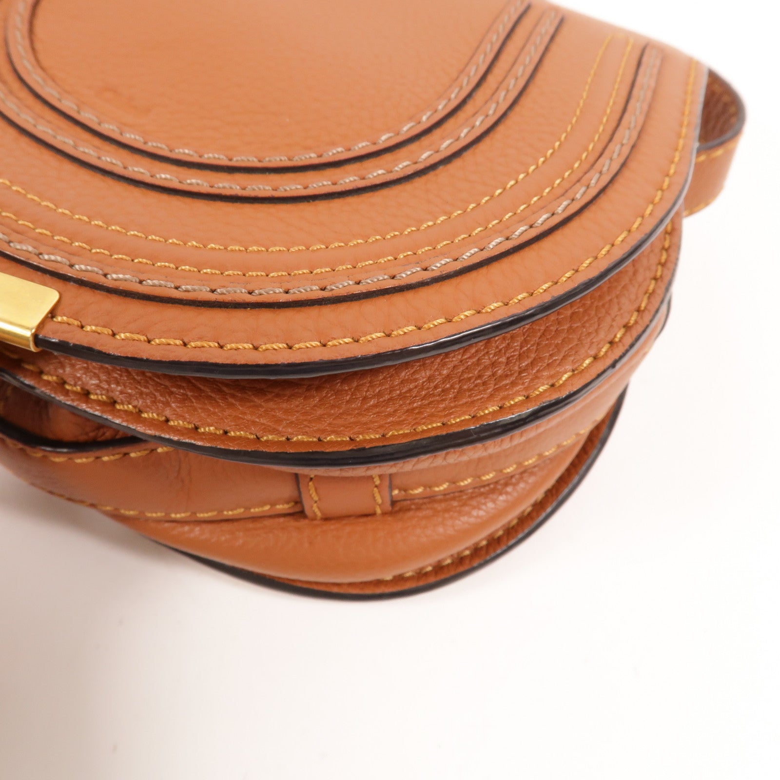 Chloe 牛皮皮革Marcie Small Saddle肩背袋