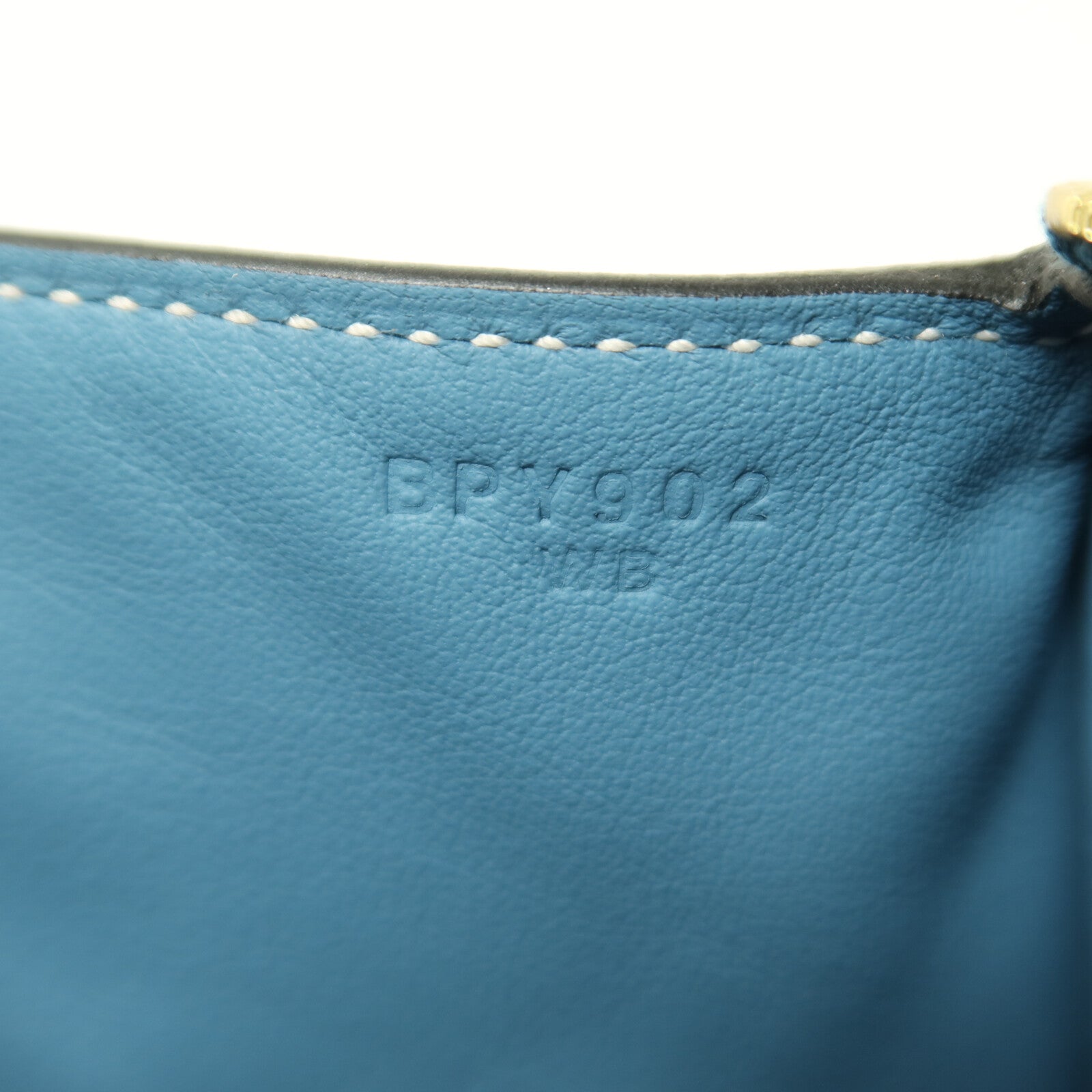 HERMES 【激減優惠】Clemence皮革Mini Lindy金扣手挽肩背兩用袋Blue Jean