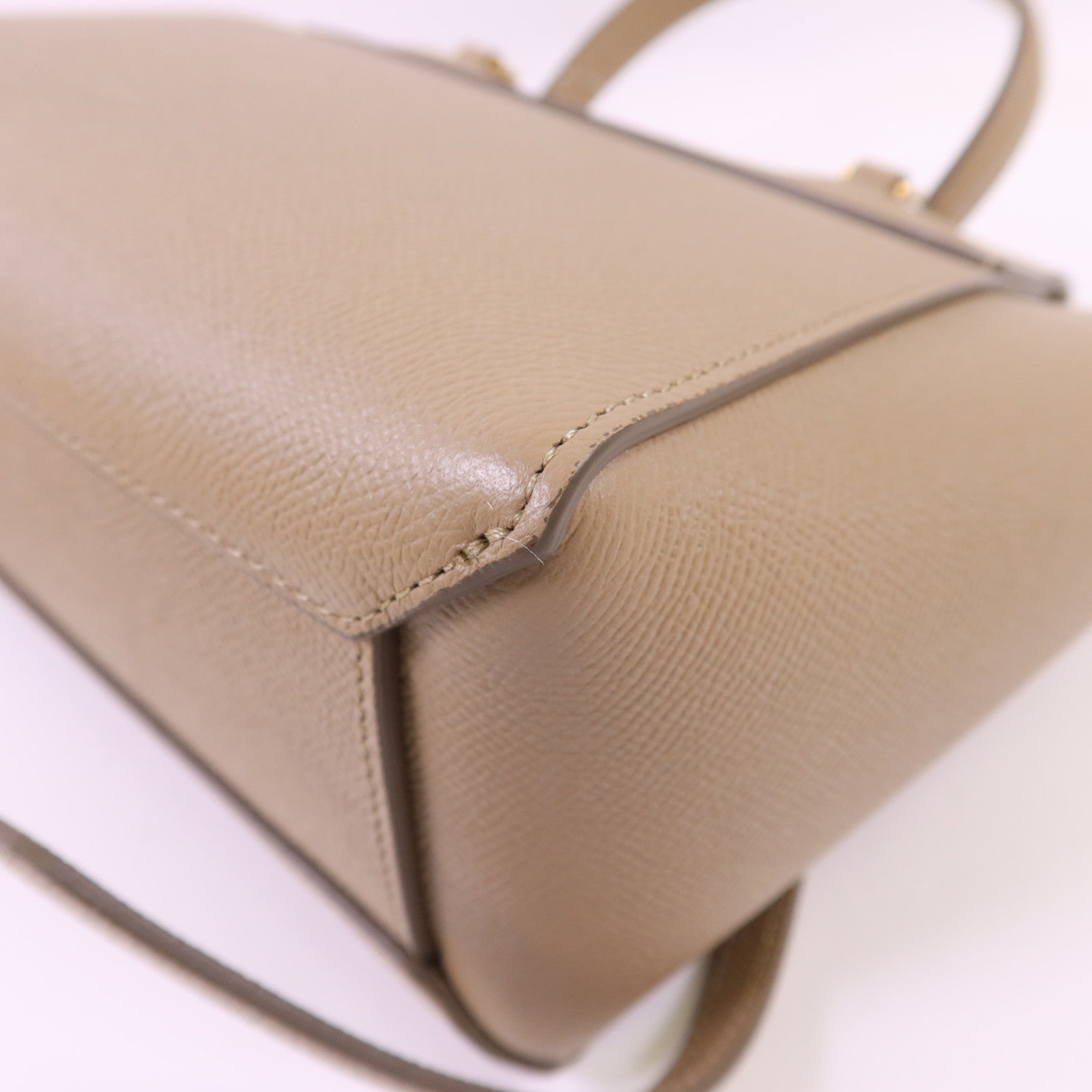 CELINE 牛皮皮革Belt Bag Nano金扣肩背袋