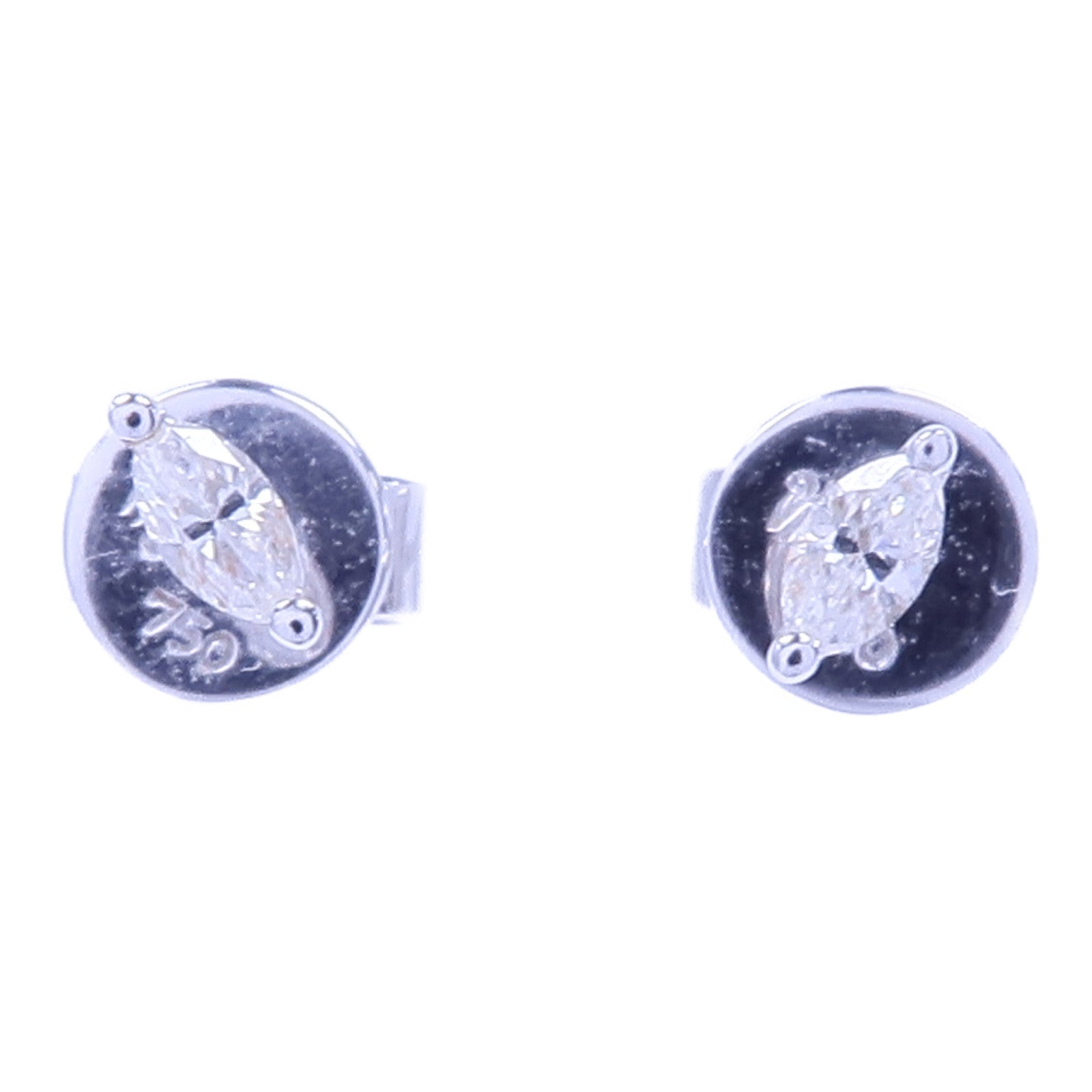 JEWELRY 18K白金Diamond Earrings鑽石耳環