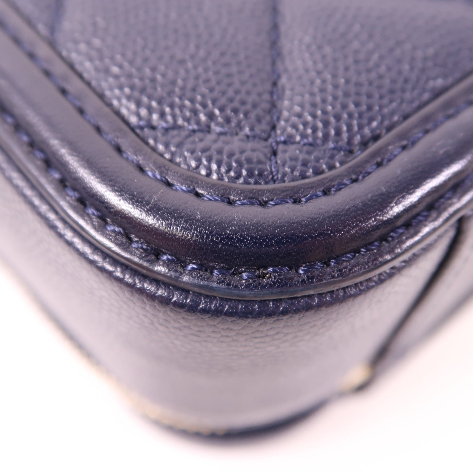 CHANEL 牛皮皮革Vanity Case金扣手挽肩背兩用袋