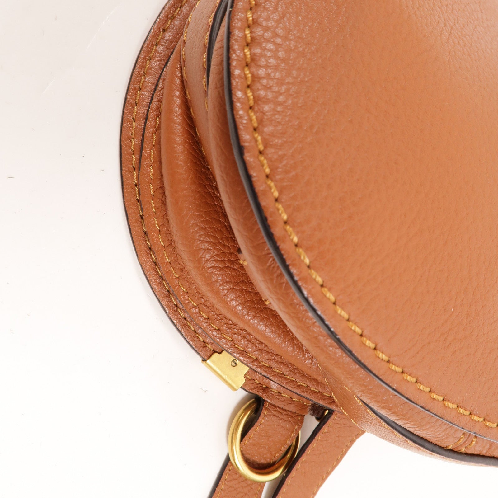 Chloe 牛皮皮革Marcie Small Saddle肩背袋