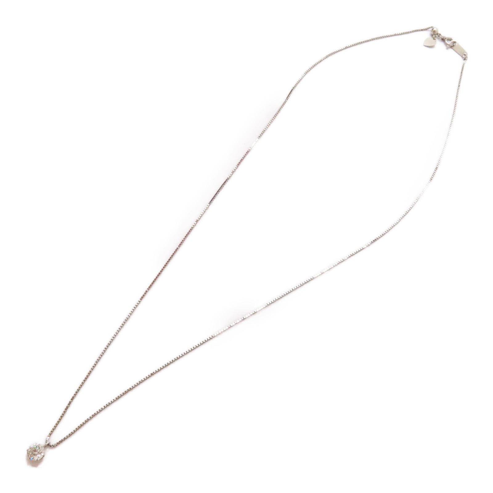 JEWELRY PT850鉑金Diamond Necklace 0.420ct鑽石項鍊