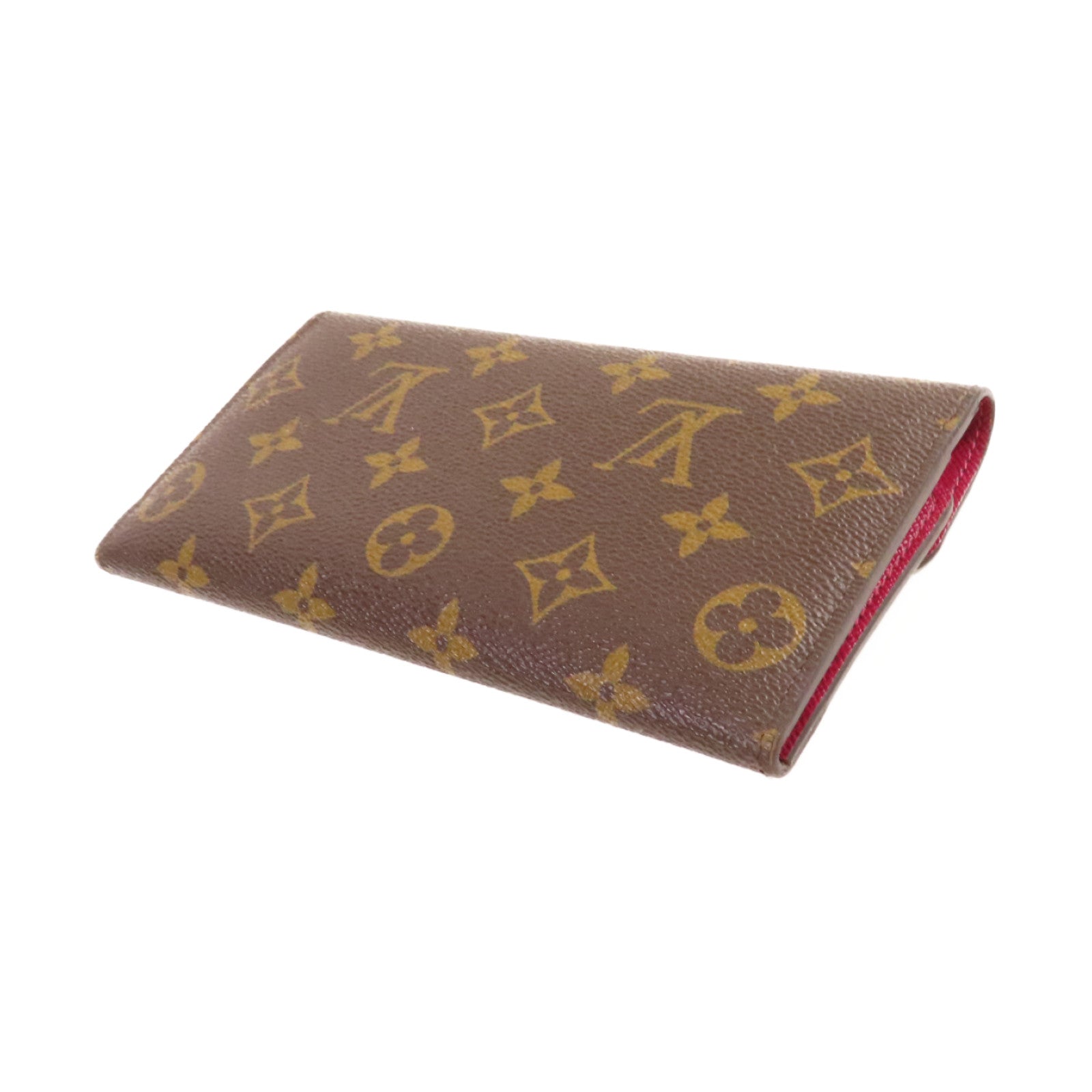 LOUIS VUITTON Monogram Josephine Long Wallet金扣長錢包啡色/紫紅色