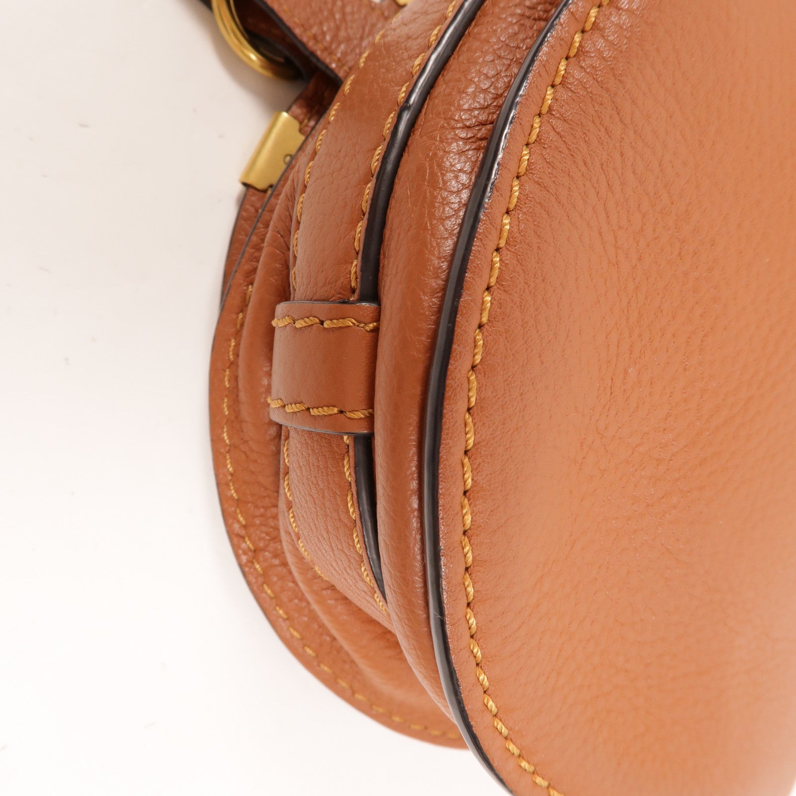 Chloe 牛皮皮革Marcie Small Saddle肩背袋