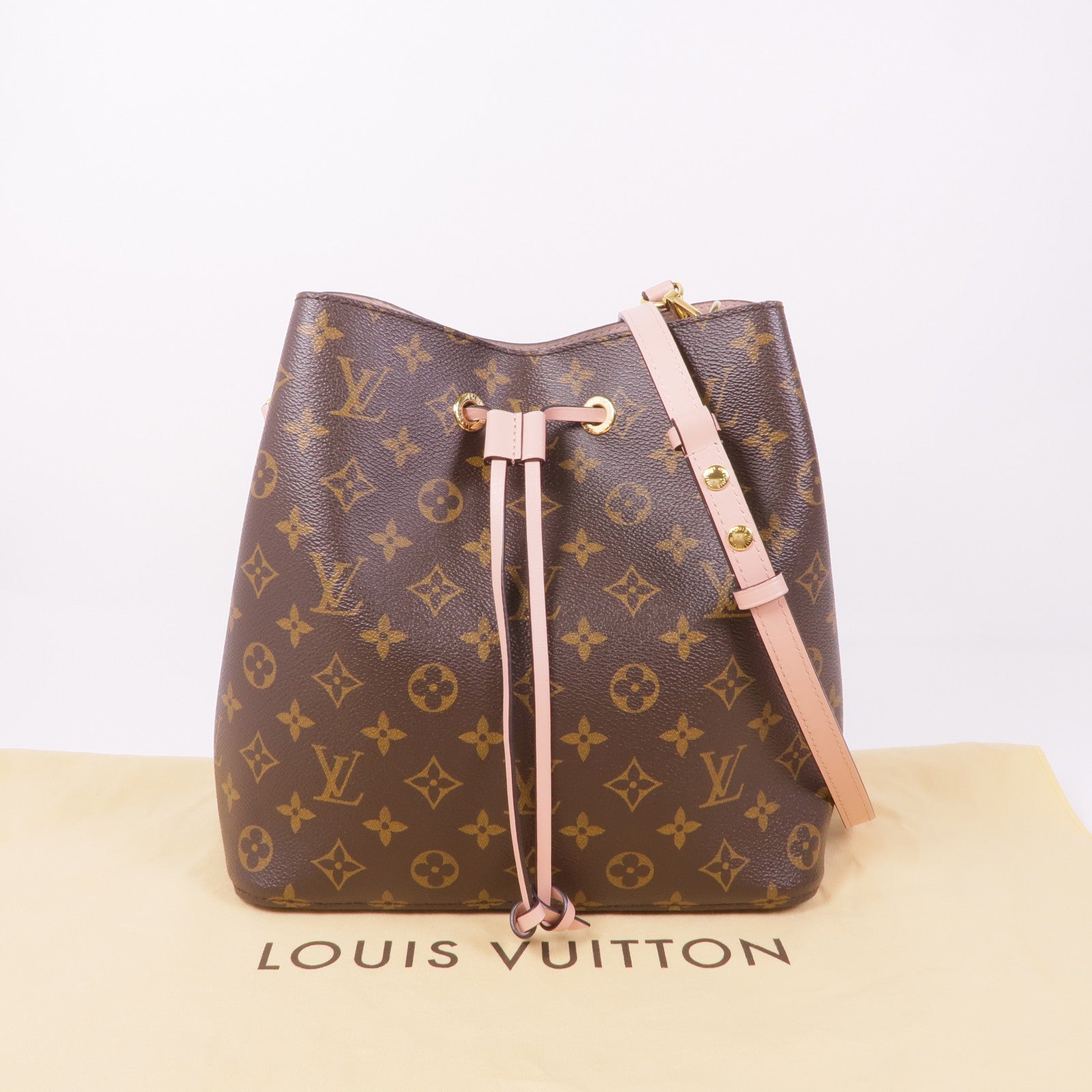 LOUIS VUITTON Monogram Neo Noe MM金扣肩背袋