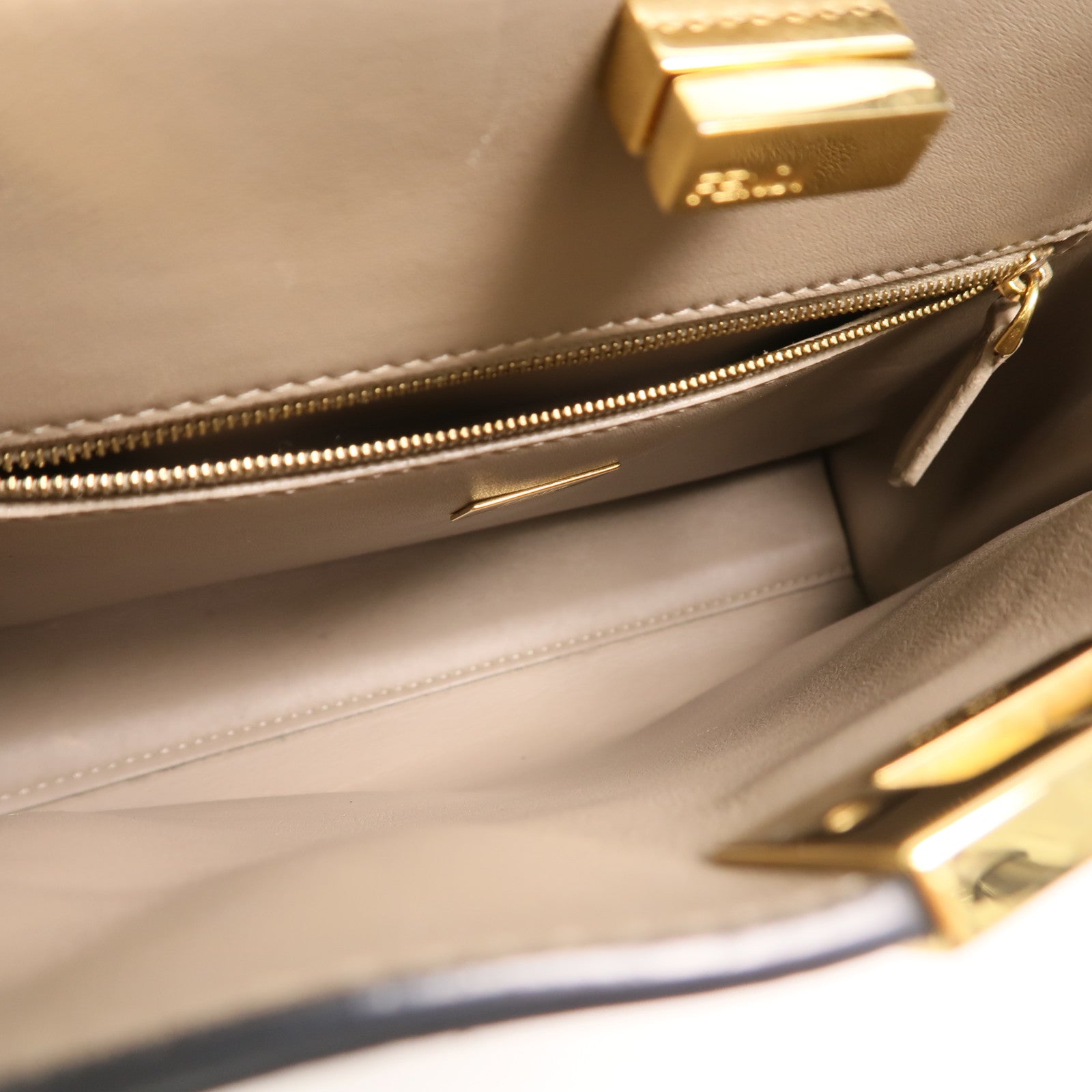 FENDI 牛皮皮革Peekaboo Small手挽肩背兩用袋