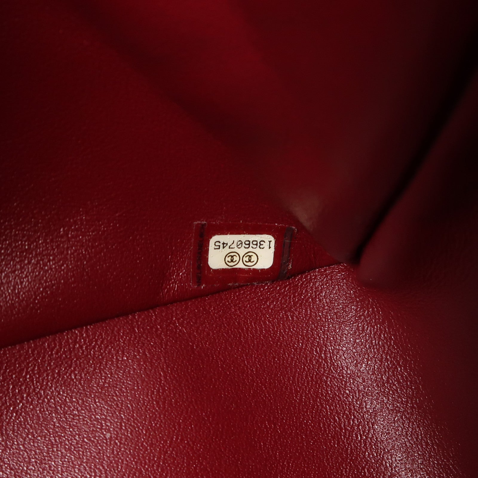 CHANEL 牛皮皮革Large Classic銀扣鏈帶肩背袋