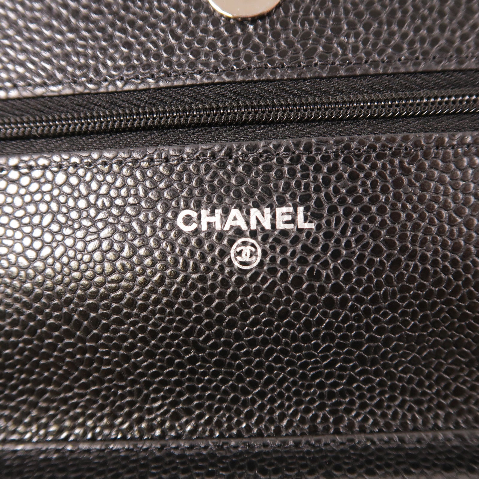 CHANEL 牛皮皮革Wallet On Chain銀扣鏈帶肩背袋