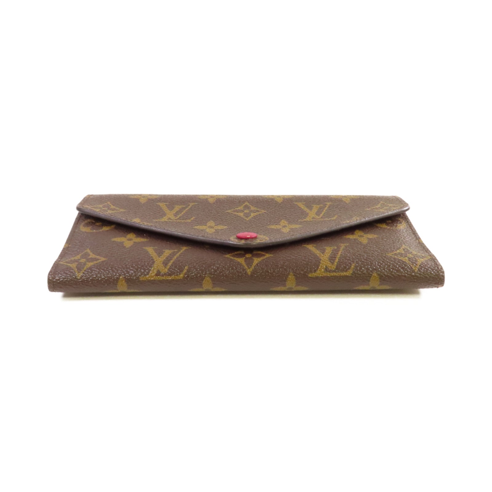 LOUIS VUITTON Monogram Josephine Long Wallet金扣長錢包啡色/紫紅色